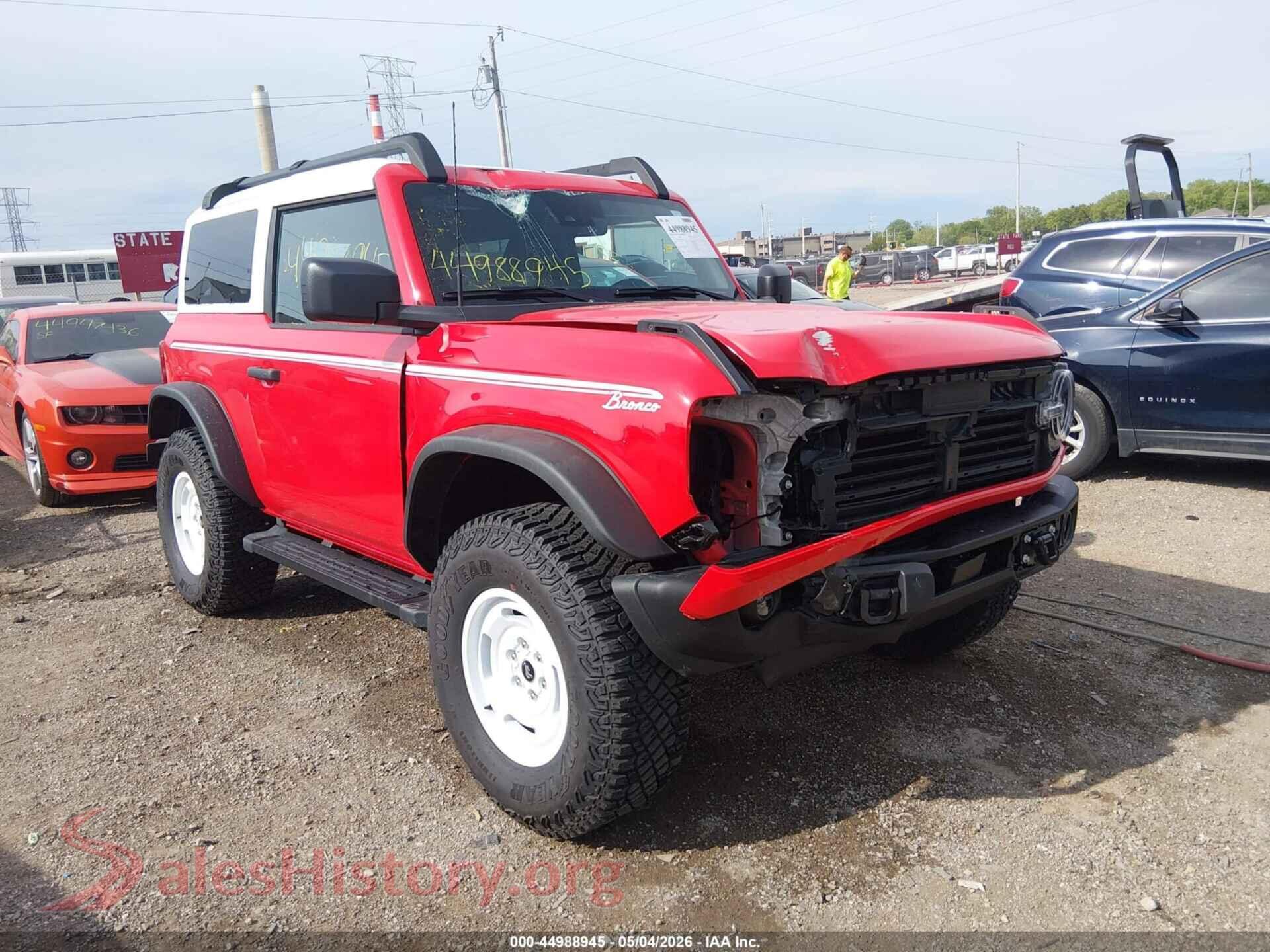 2024 FORD BRONCO VIN 1FMDE4CH8RLB54510, auction photo