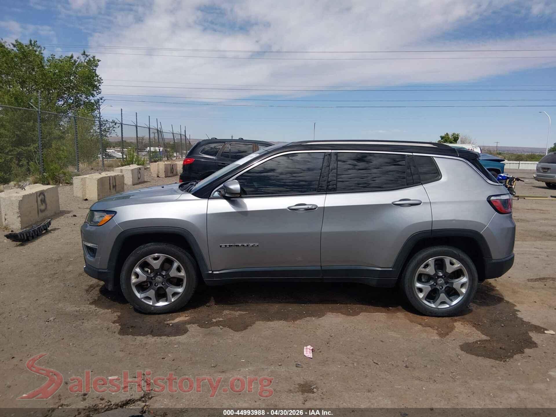 2019 JEEP COMPASS VIN 3C4NJDCB6KT771818, auction photo 14