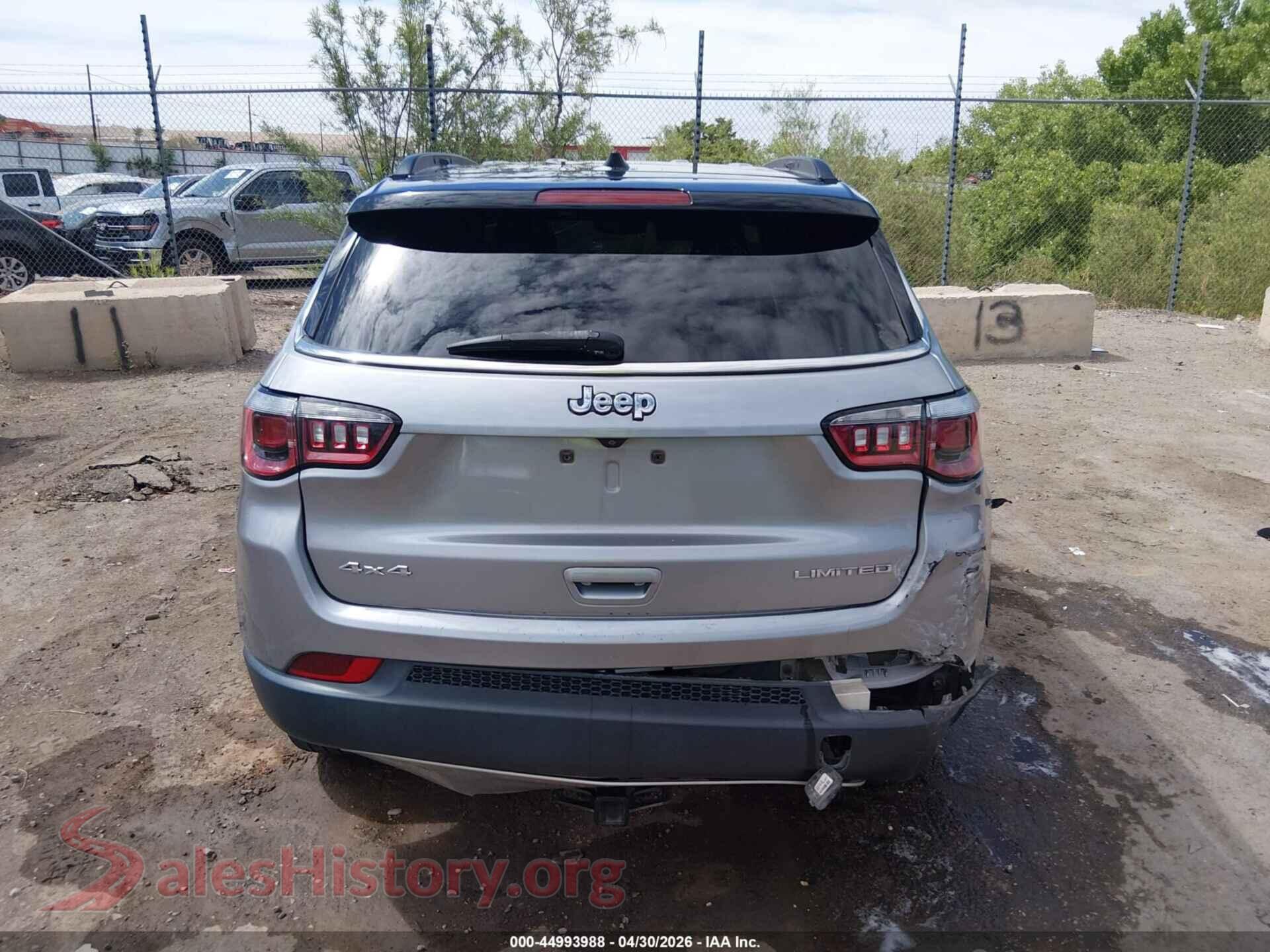 2019 JEEP COMPASS VIN 3C4NJDCB6KT771818, auction photo 16