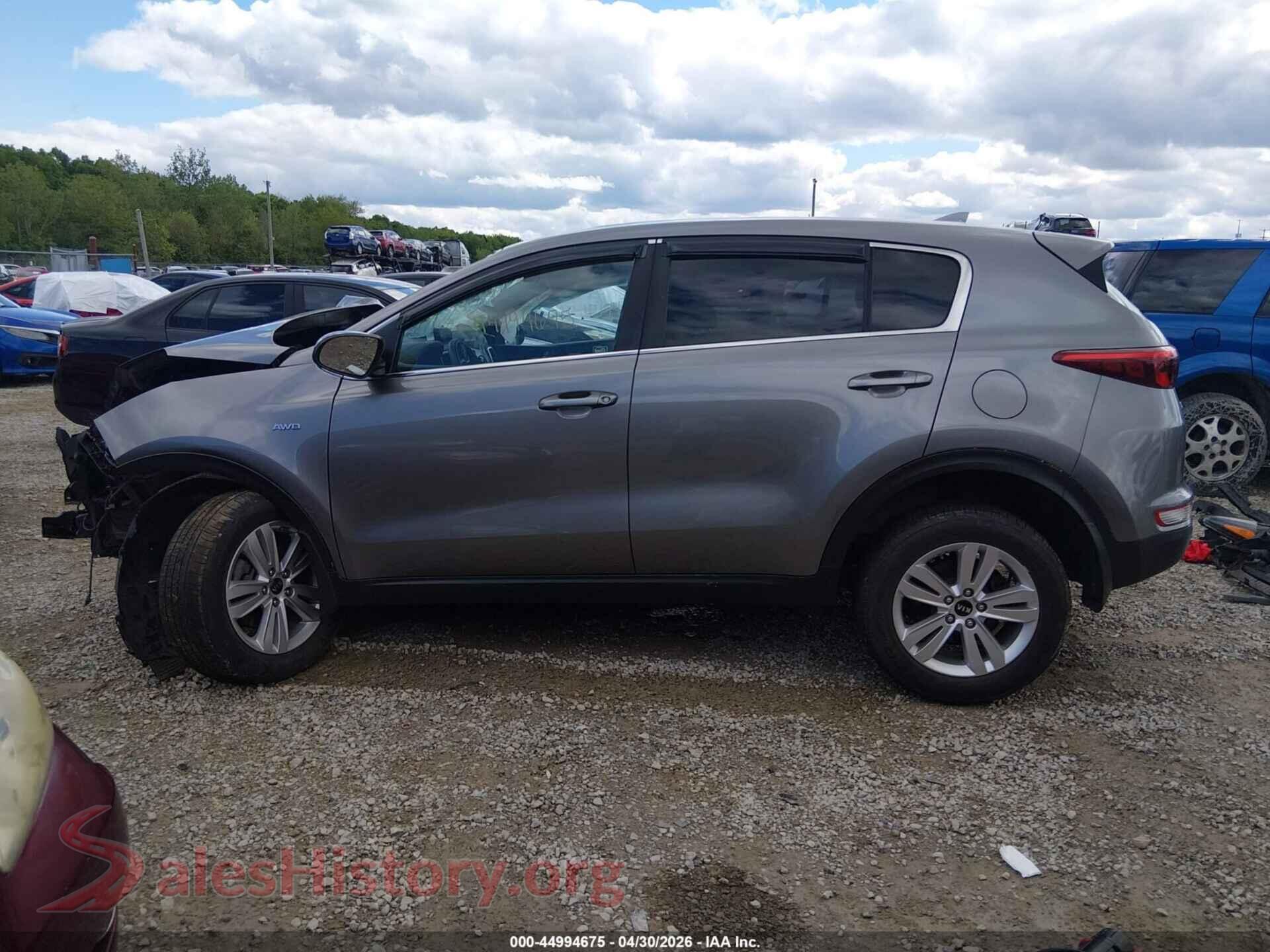2019 KIA SPORTAGE VIN KNDPMCAC0K7494724, auction photo 14