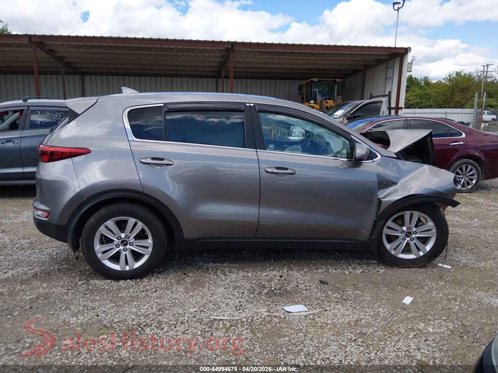 2019 KIA SPORTAGE VIN KNDPMCAC0K7494724, auction photo 13