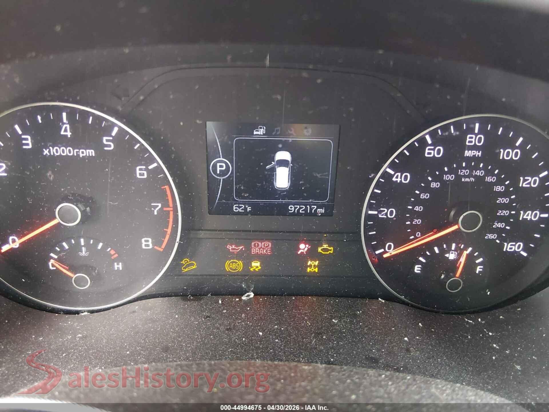 2019 KIA SPORTAGE VIN KNDPMCAC0K7494724, passenger side view