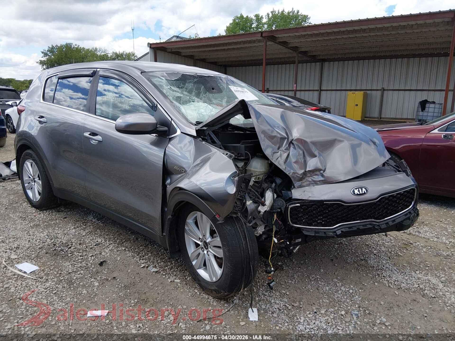 KNDPMCAC0K7494724 2019 KIA SPORTAGE