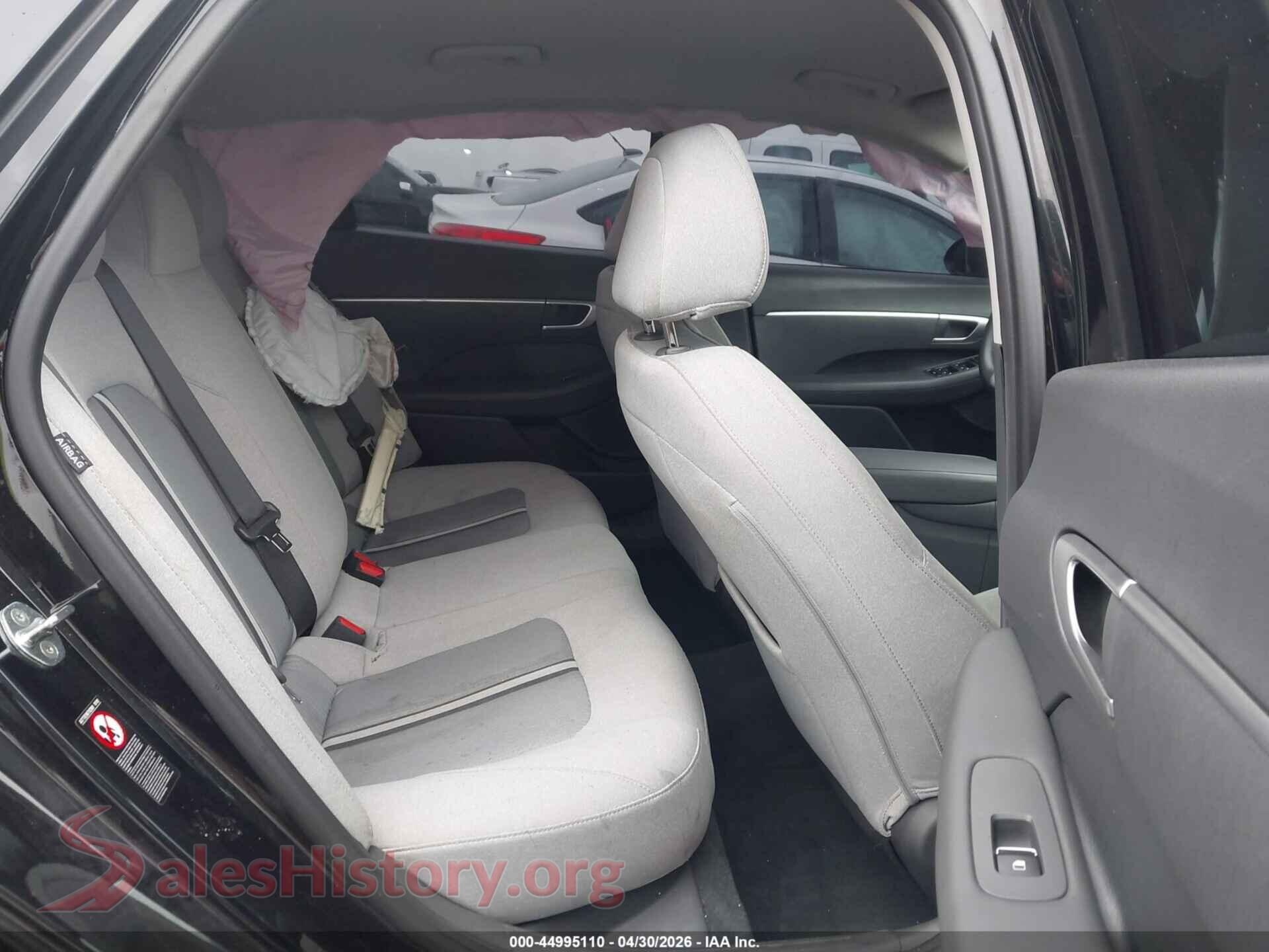 2022 HYUNDAI SONATA VIN 5NPEG4JA9NH143927, front passenger side