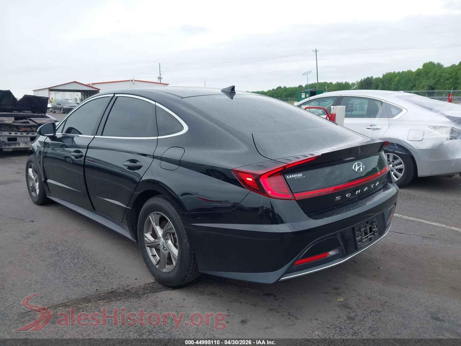 2022 HYUNDAI SONATA VIN 5NPEG4JA9NH143927, driver side view