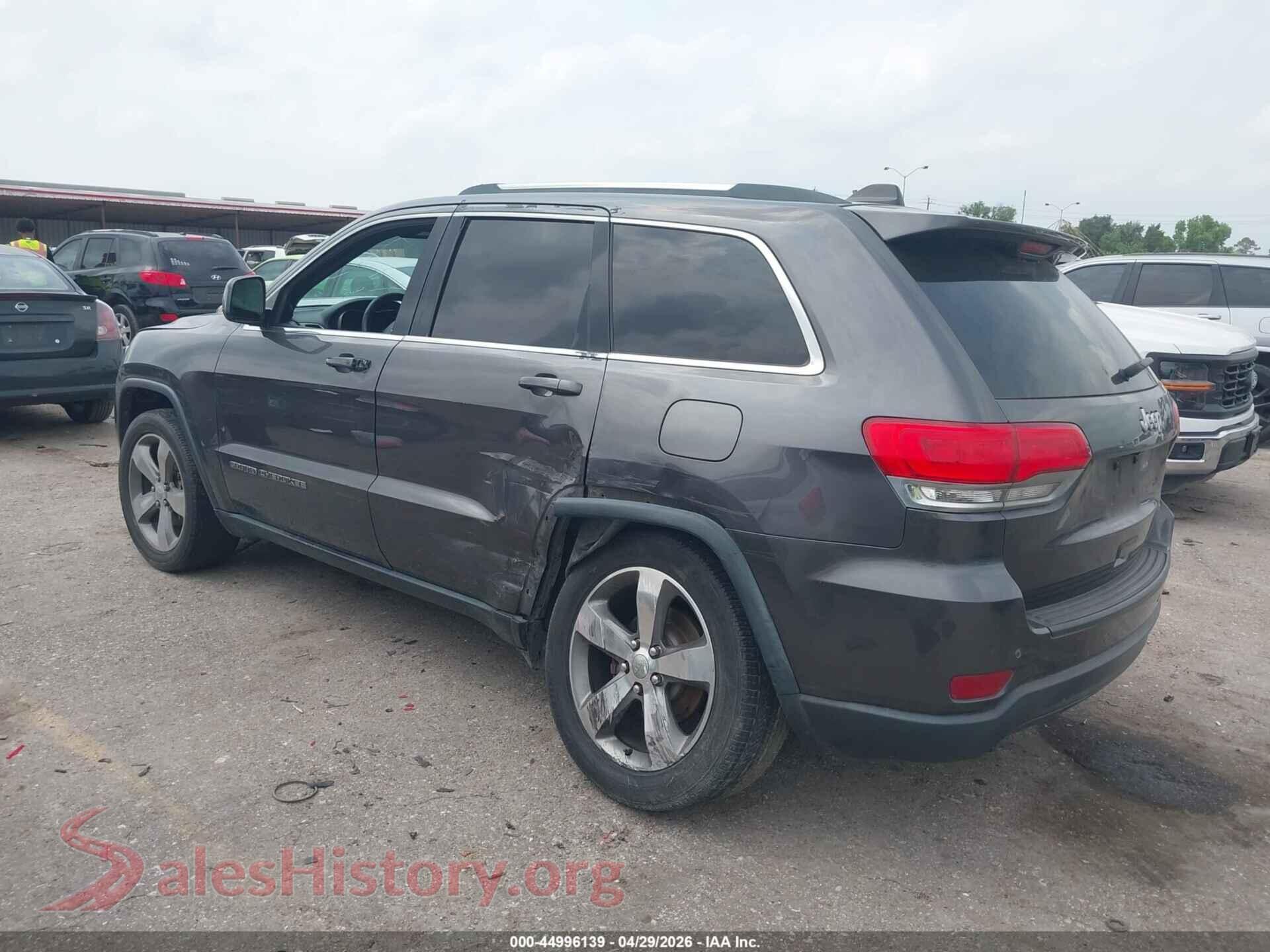 2017 JEEP GRAND CHEROKEE VIN 1C4RJEAG3HC697249, driver side view