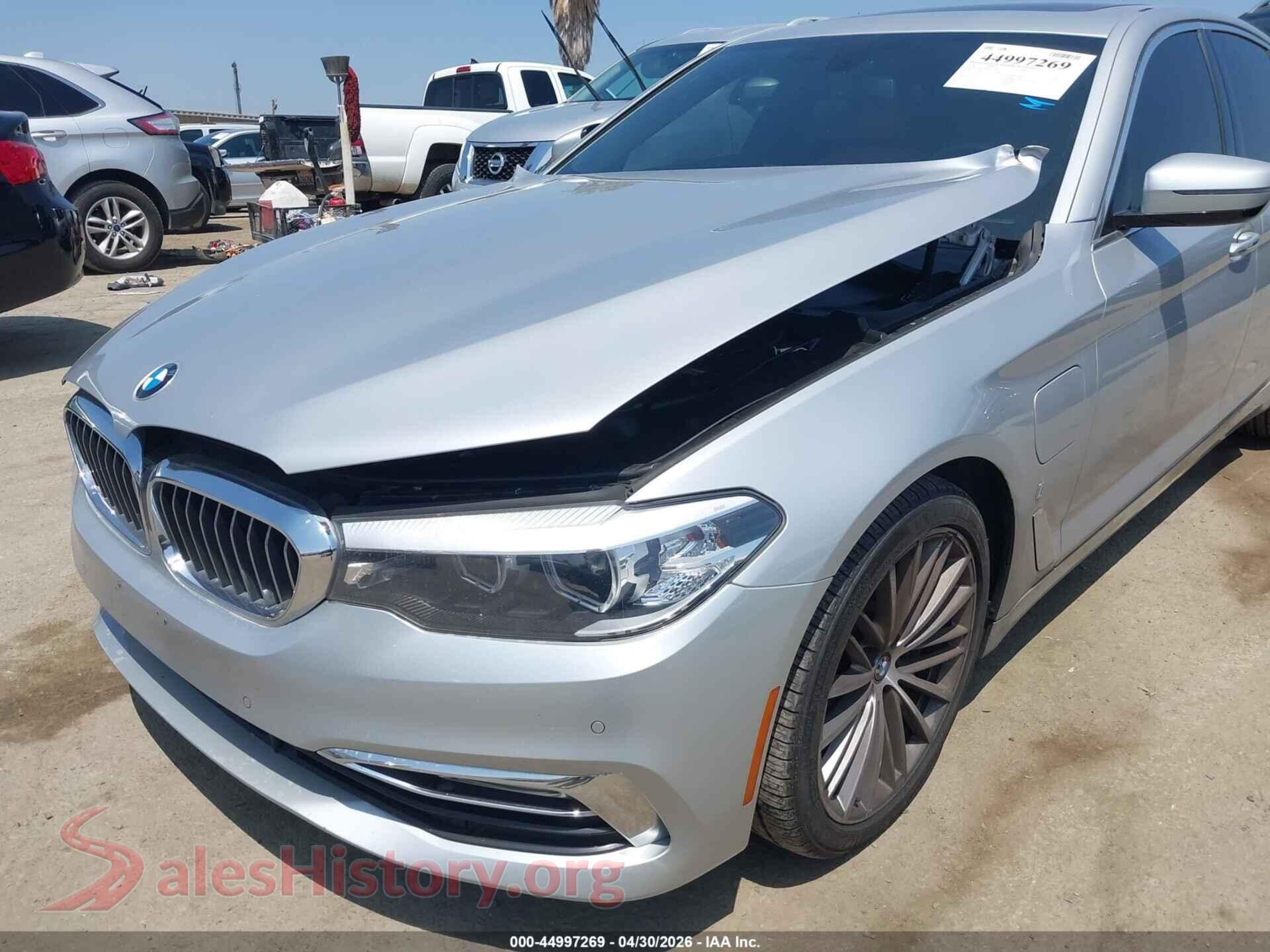 2018 BMW 530E VIN WBAJA9C5XJB251284, rear passenger side