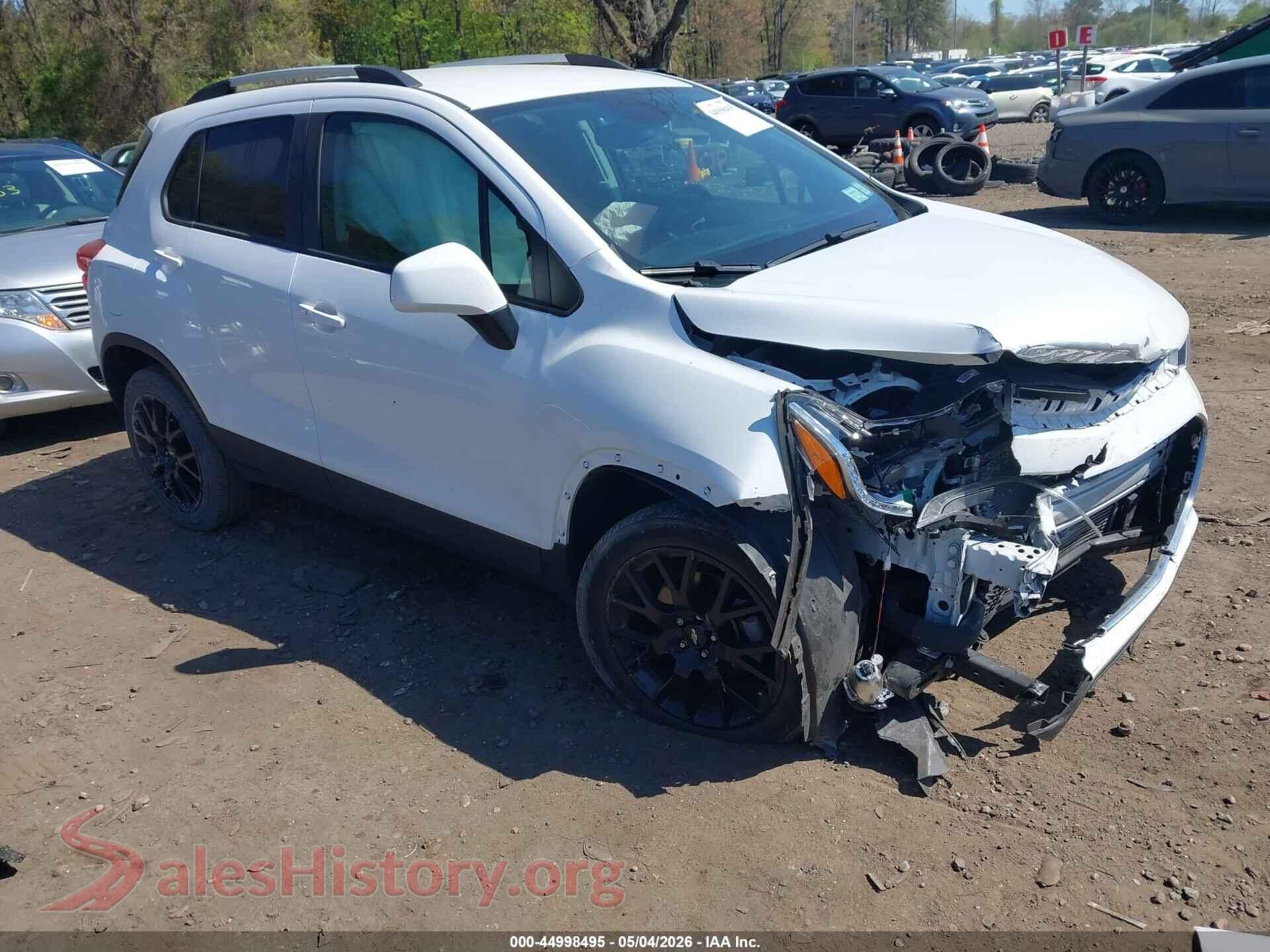 2021 CHEVROLET TRAX VIN KL7CJPSB9MB359467, auction photo