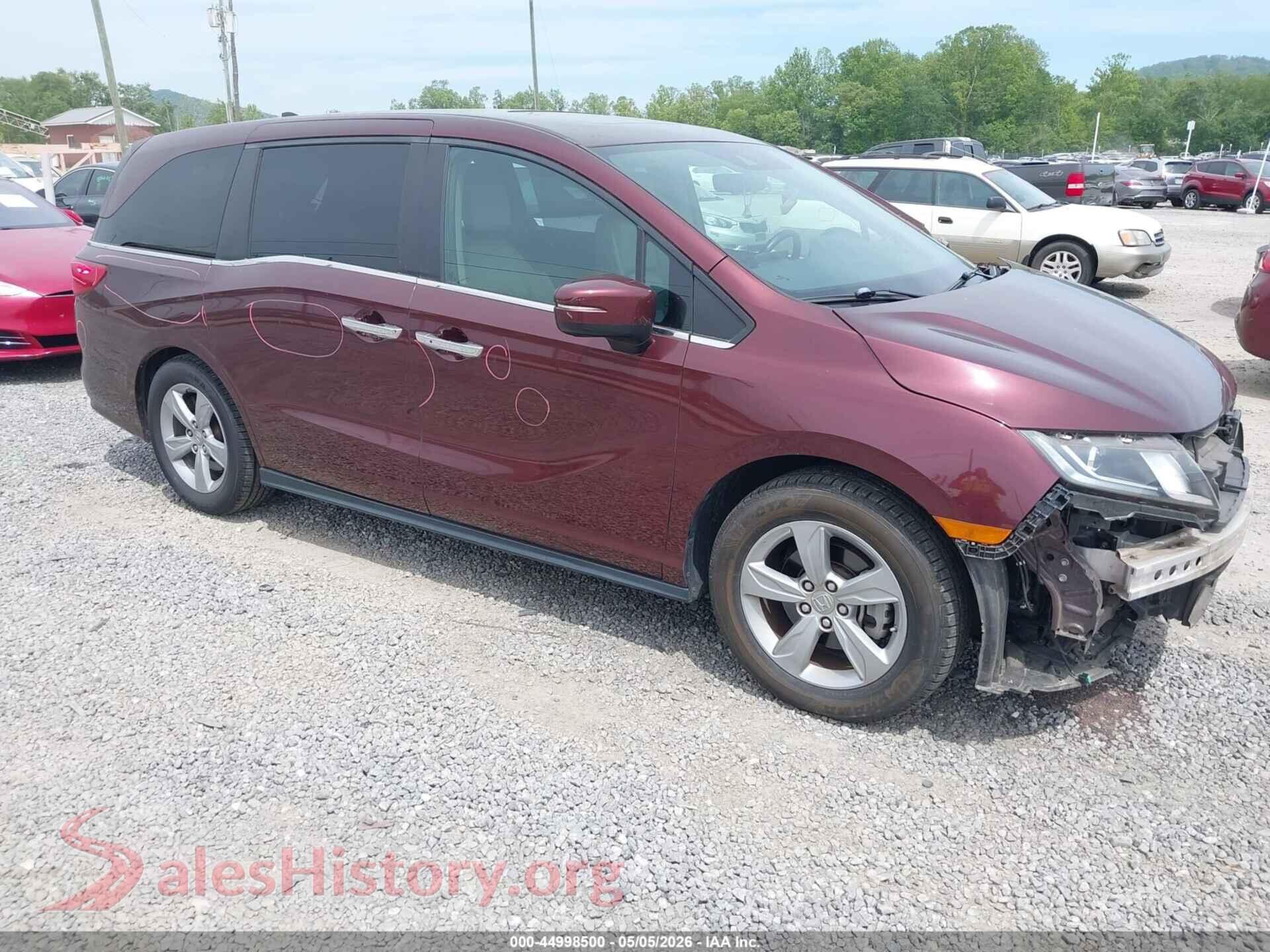 5FNRL6H74JB006812 2018 HONDA ODYSSEY