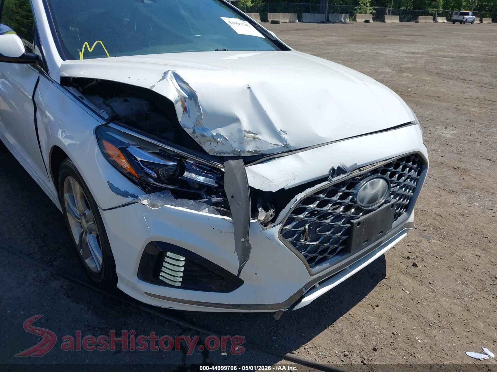 2018 HYUNDAI SONATA VIN 5NPE34AF8JH695338, rear passenger side