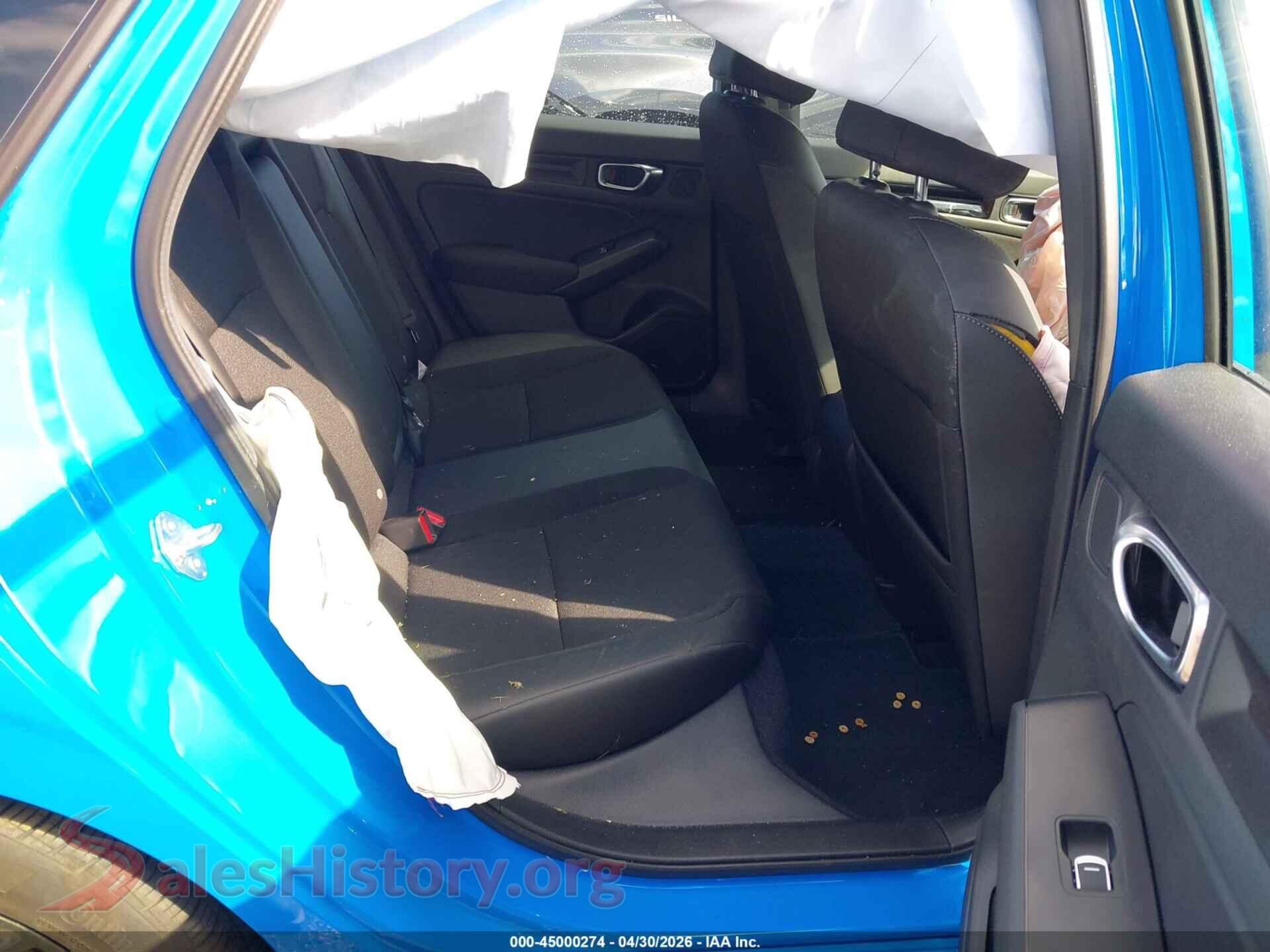 2025 HONDA CIVIC HYBRID VIN 19XFL4H8XSE013688, front passenger side