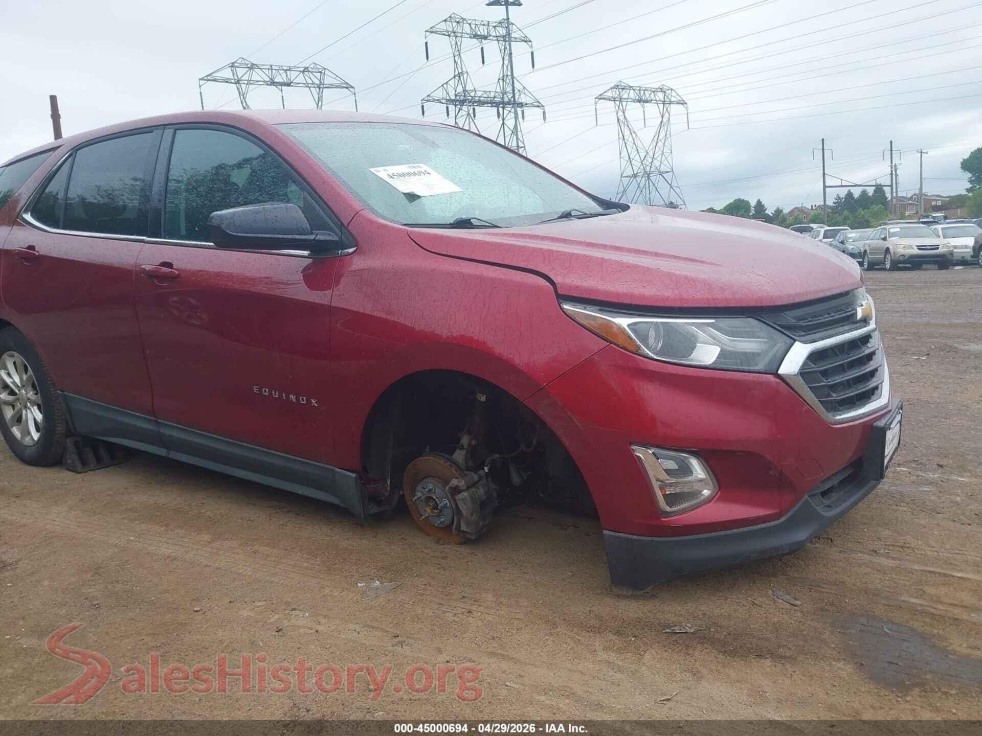 2018 CHEVROLET EQUINOX VIN 2GNAXSEV1J6164597, rear passenger side