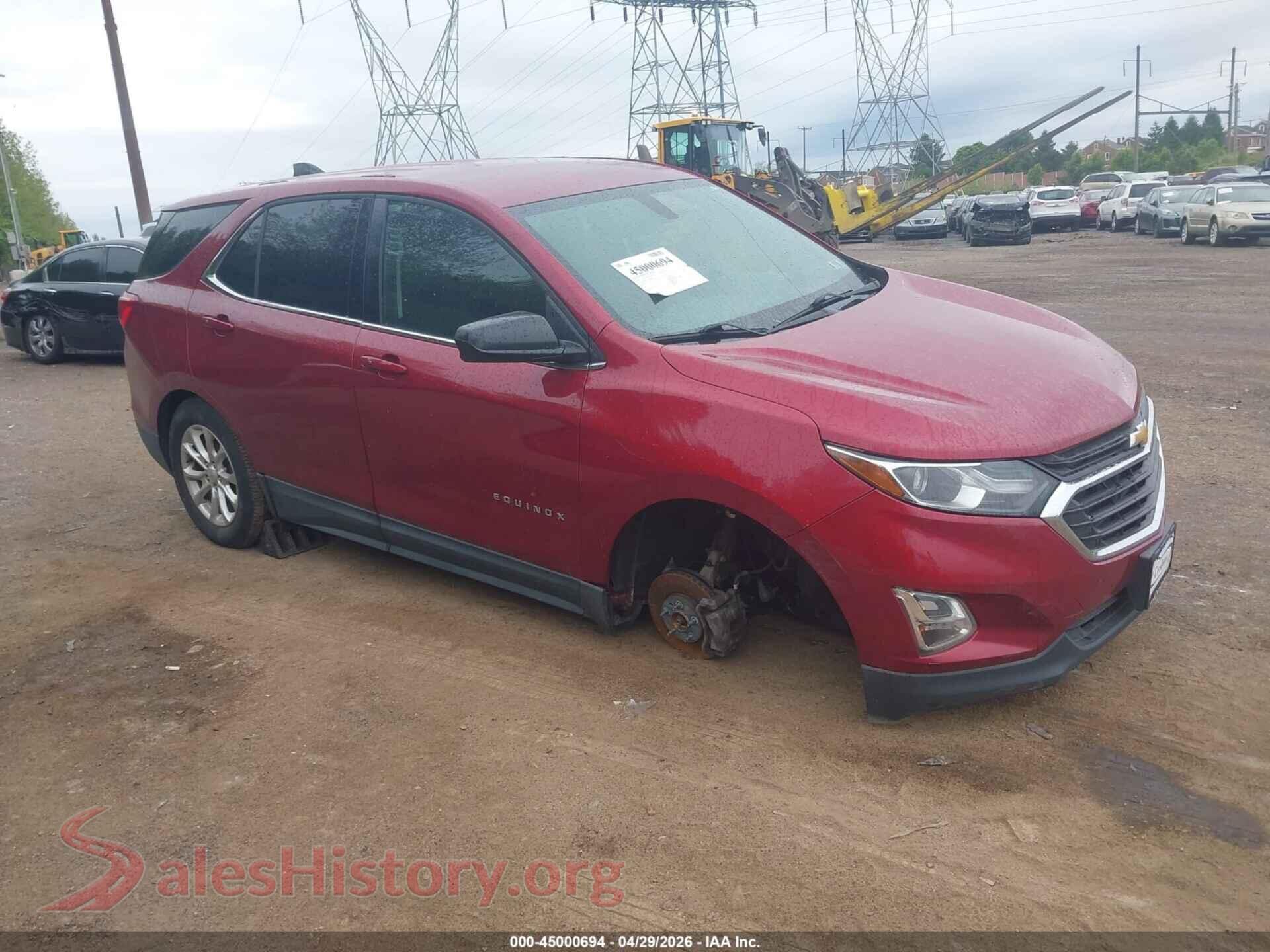 2018 CHEVROLET EQUINOX VIN 2GNAXSEV1J6164597, auction photo