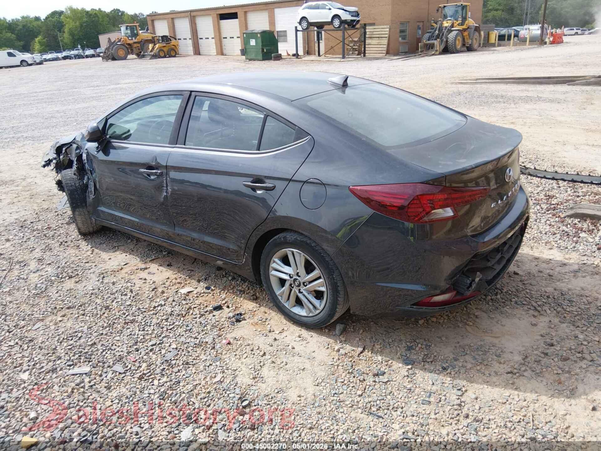 2020 HYUNDAI ELANTRA VIN 5NPD84LF3LH625601, driver side view