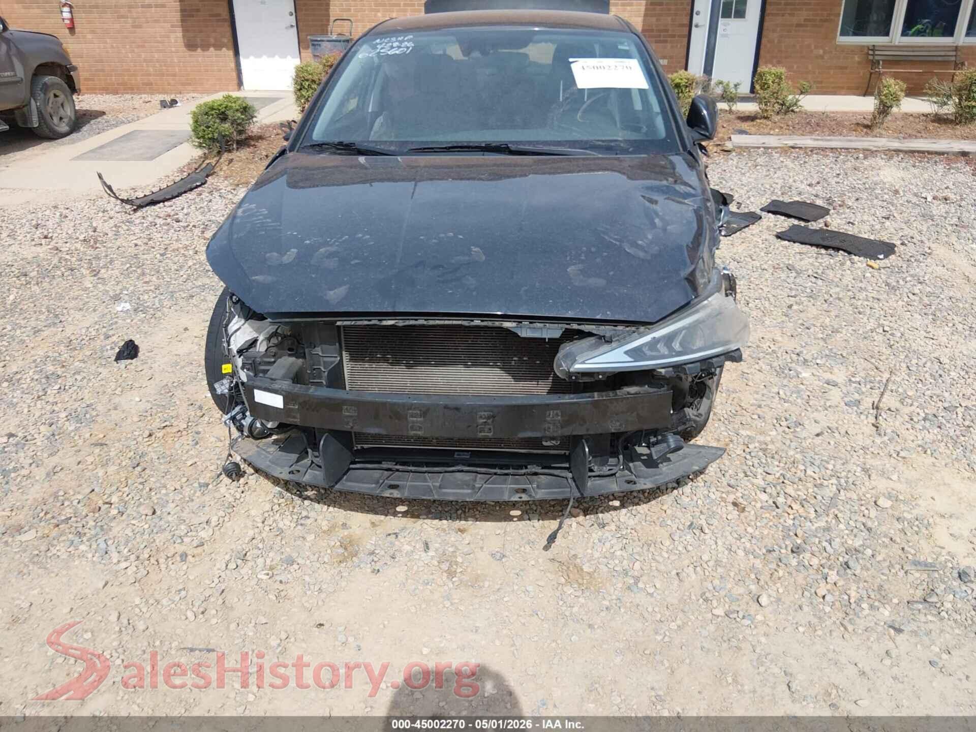 2020 HYUNDAI ELANTRA VIN 5NPD84LF3LH625601, rear passenger side