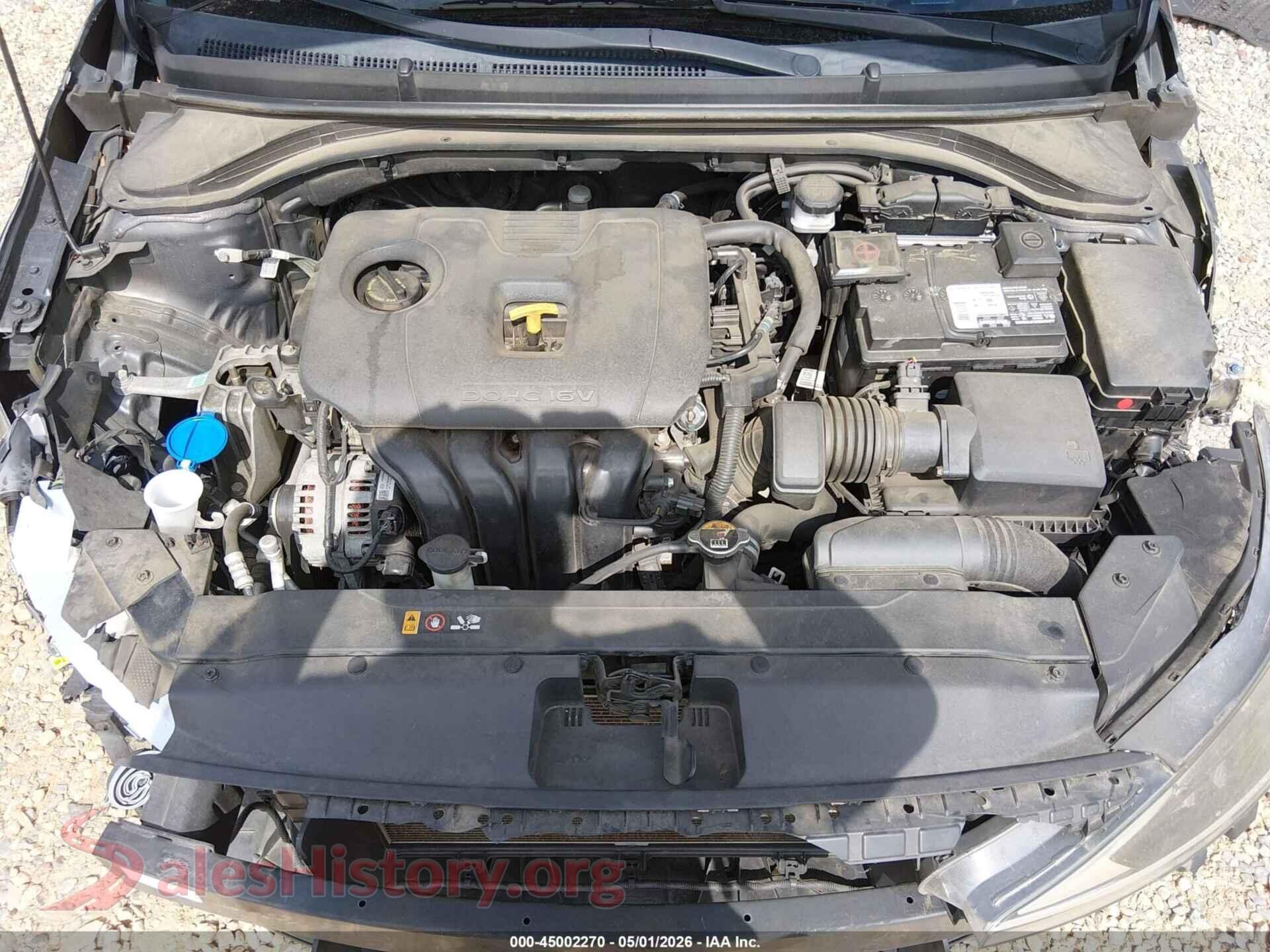 2020 HYUNDAI ELANTRA VIN 5NPD84LF3LH625601, interior dashboard