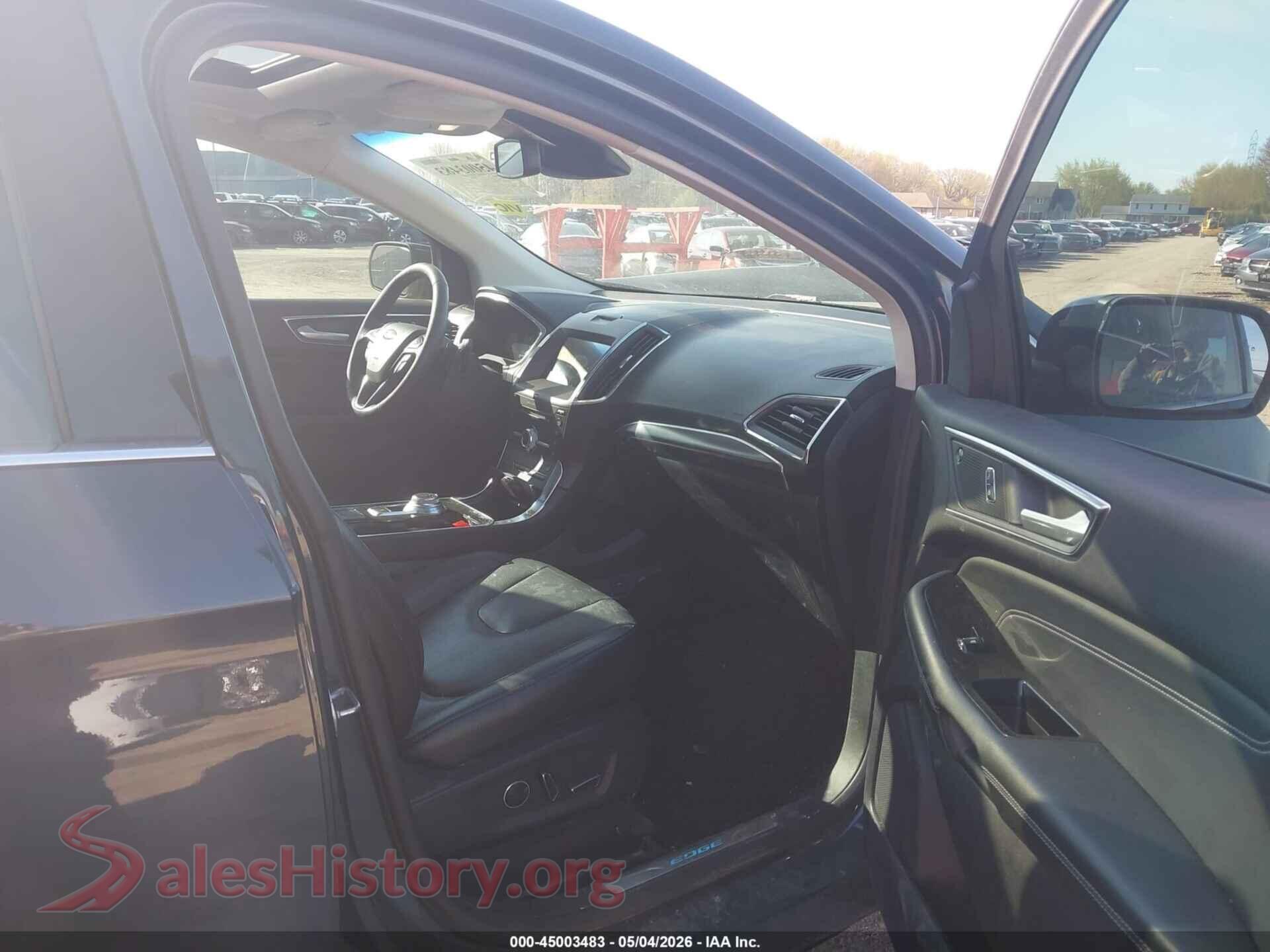 2019 FORD EDGE VIN 2FMPK4K90KBC66496, rear view