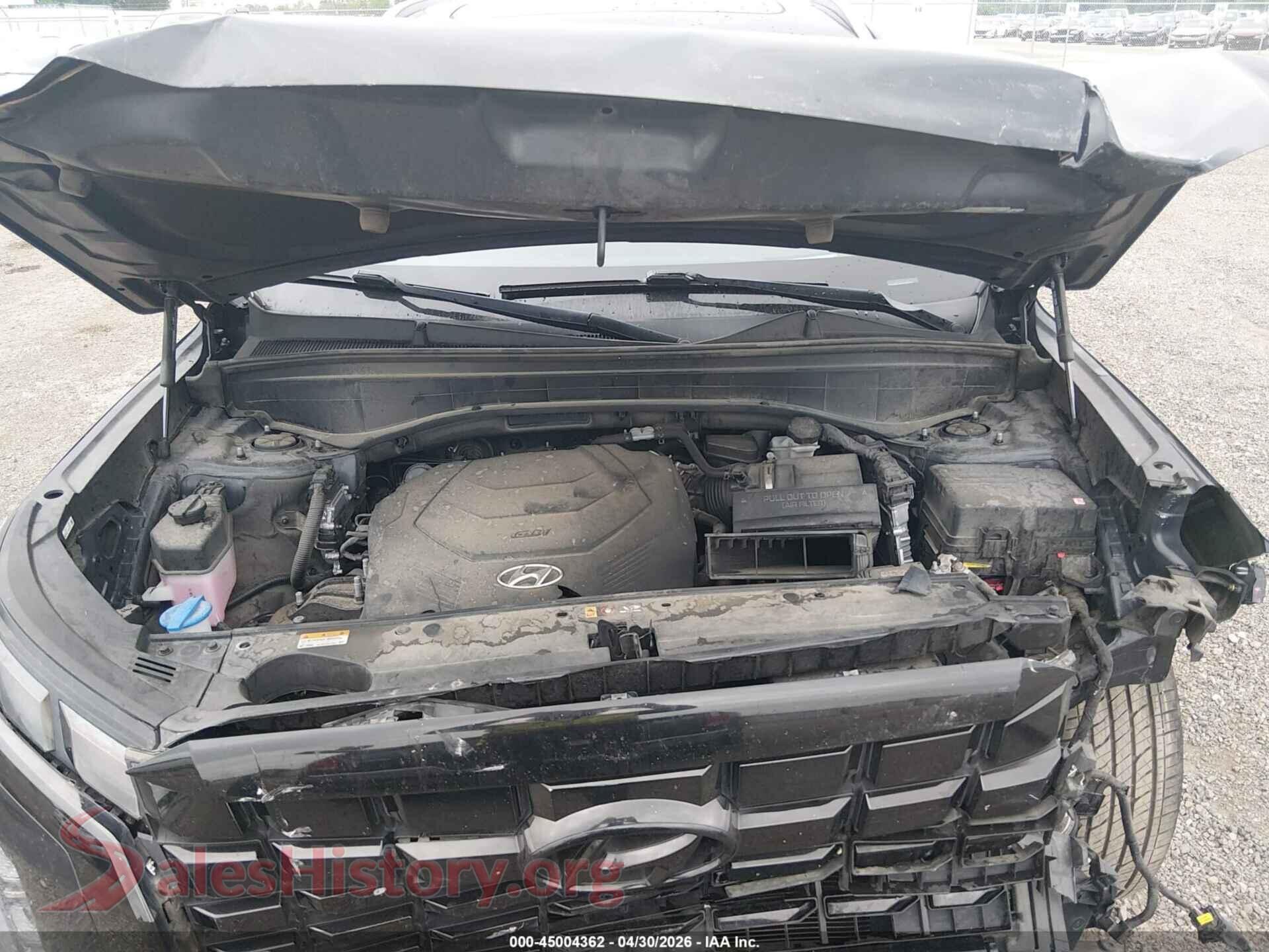 2024 HYUNDAI PALISADE VIN KM8R54GE6RU692123, interior dashboard