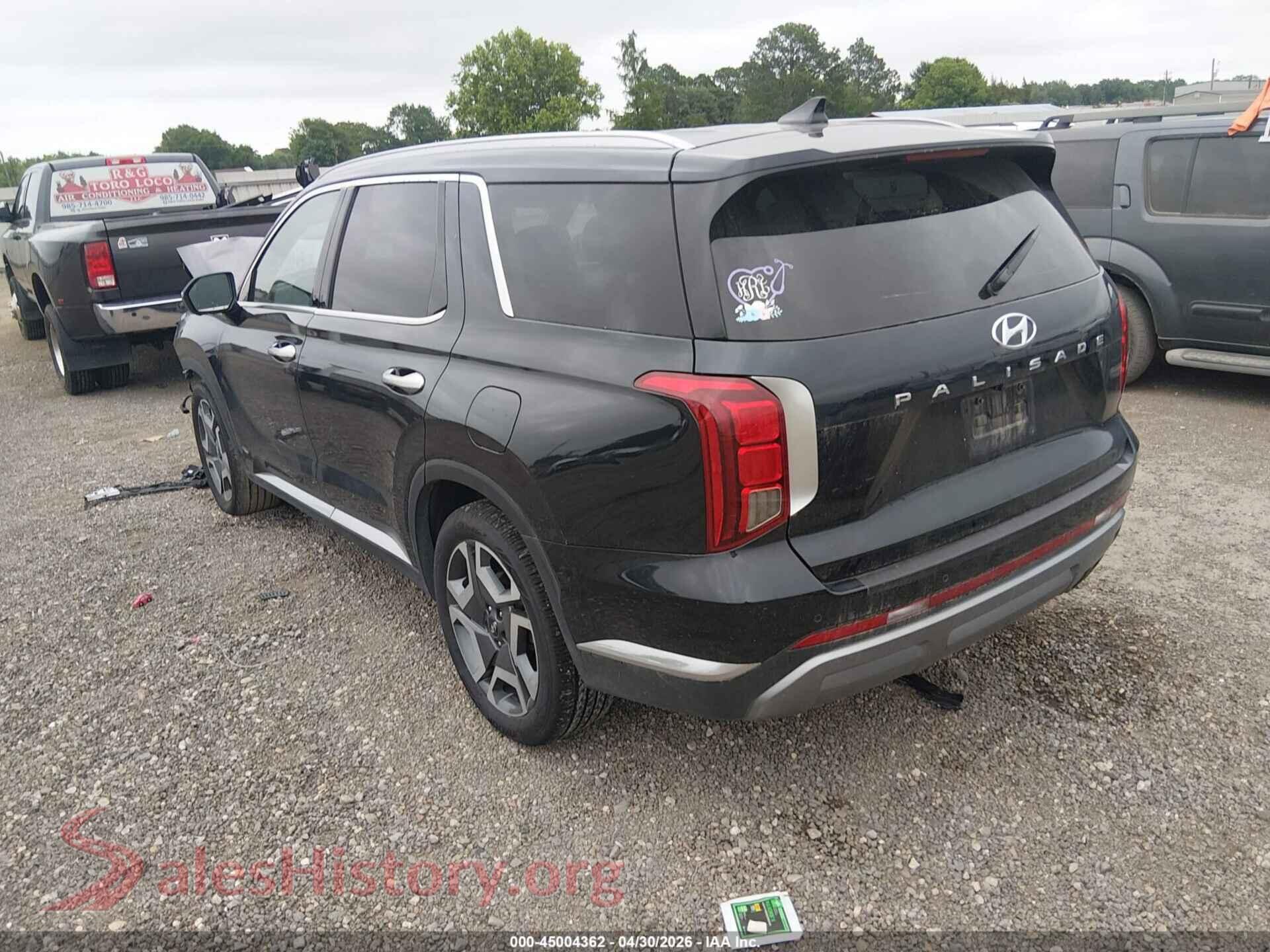 2024 HYUNDAI PALISADE VIN KM8R54GE6RU692123, driver side view