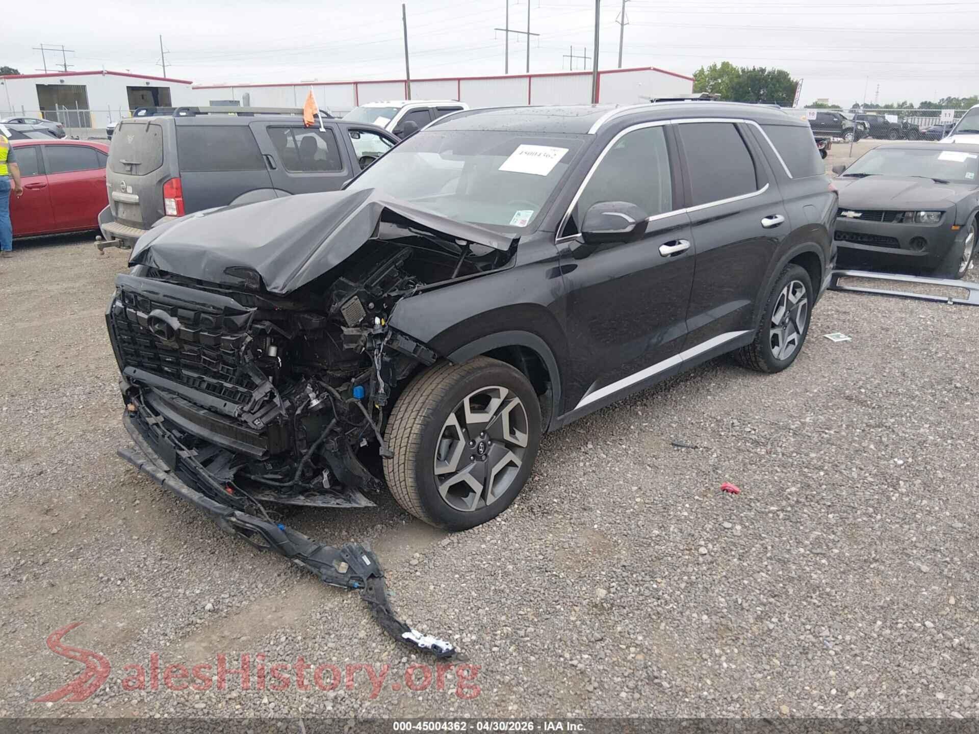 2024 HYUNDAI PALISADE VIN KM8R54GE6RU692123, front view