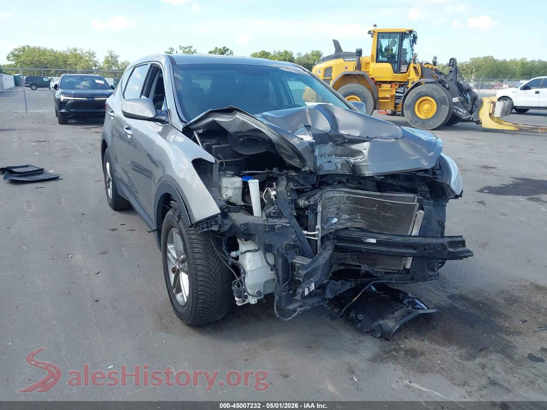 2018 HYUNDAI SANTA FE SPORT VIN 5NMZTDLB3JH090720, auction photo