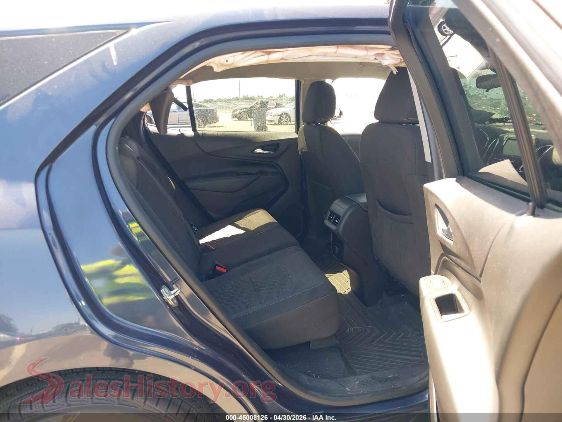2018 CHEVROLET EQUINOX VIN 3GNAXJEV1JL358066, front passenger side