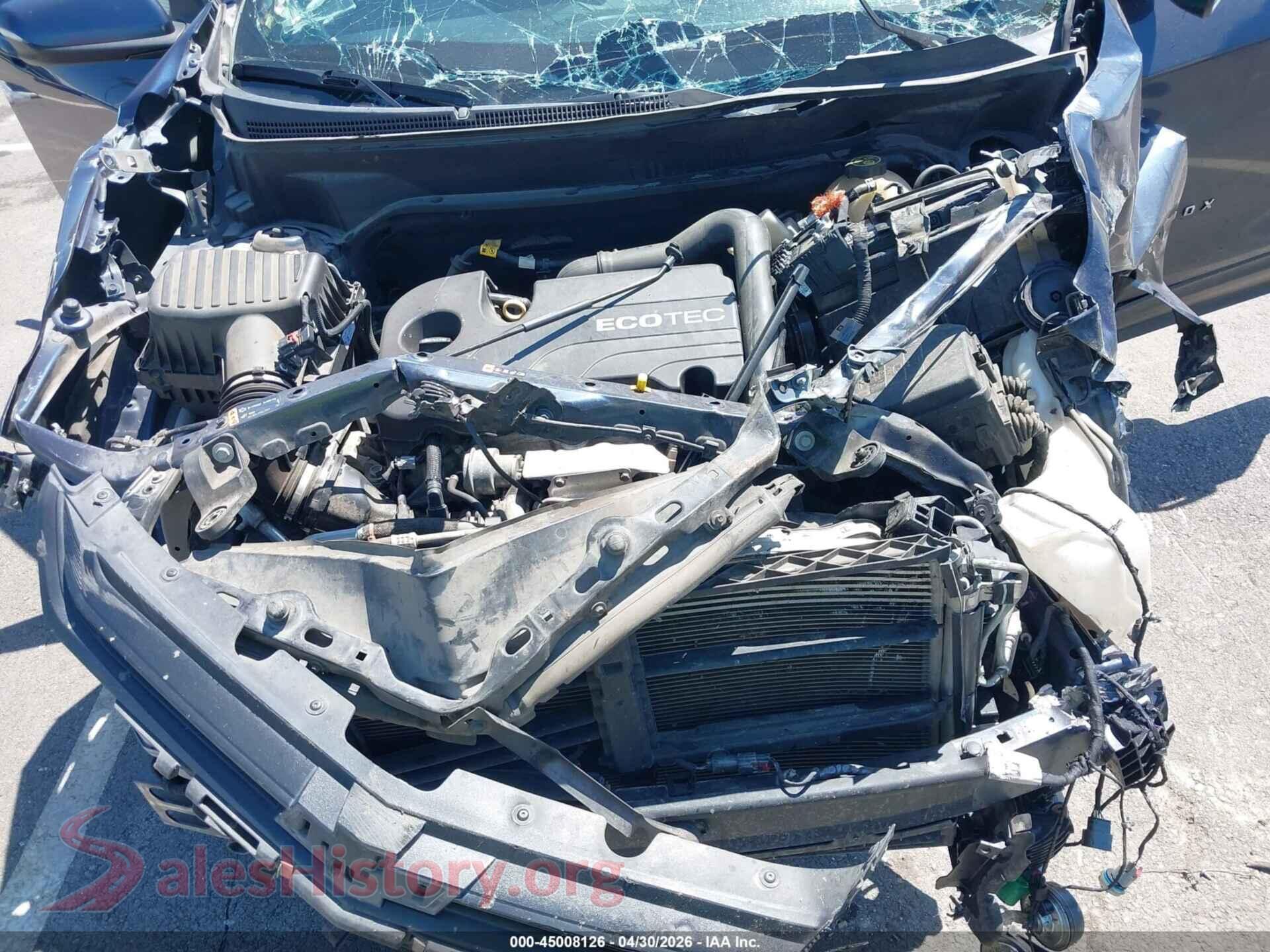 2018 CHEVROLET EQUINOX VIN 3GNAXJEV1JL358066, interior dashboard