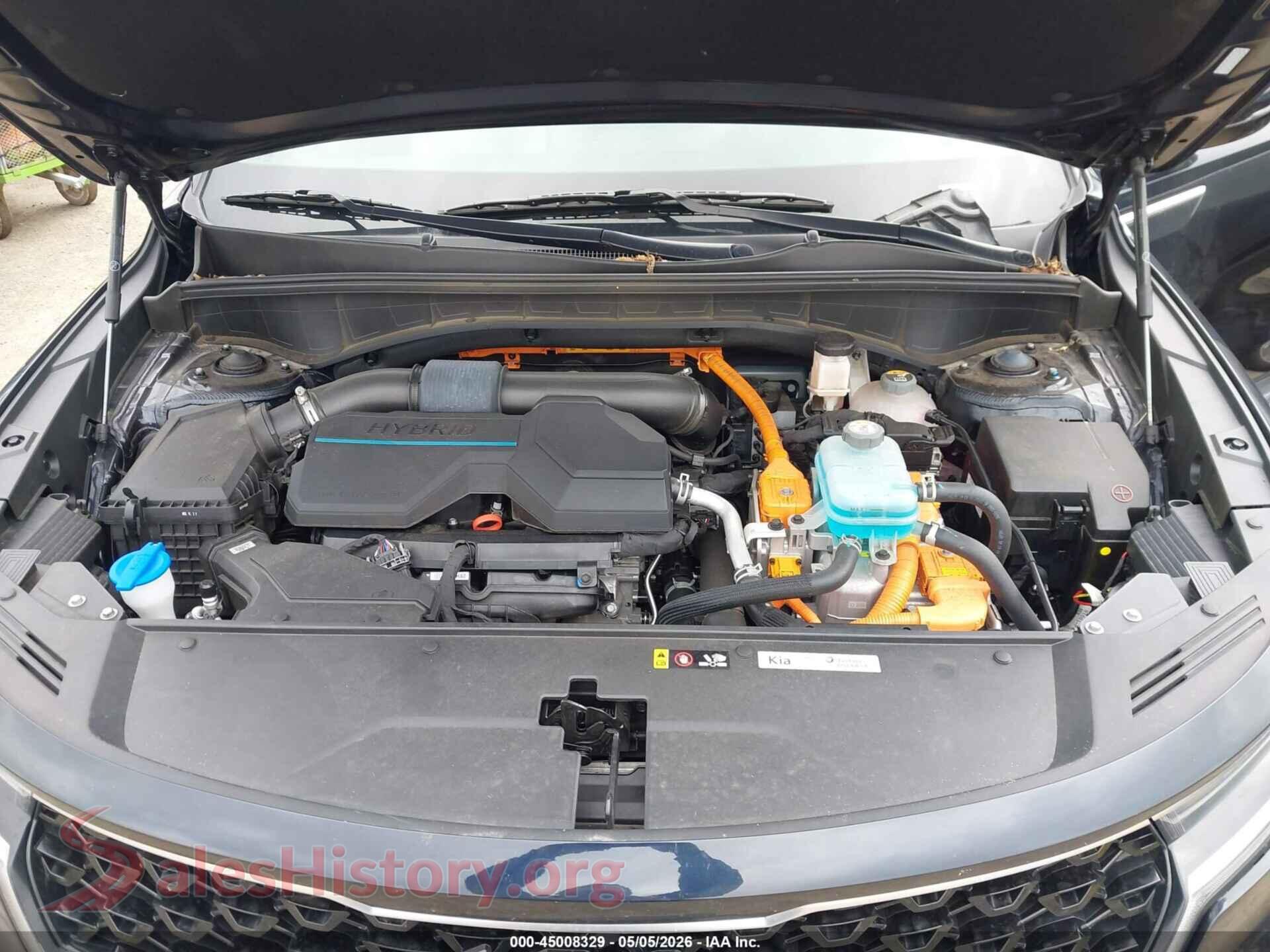 2024 KIA SORENTO PLUG-IN HYBRID VIN KNDRMDLH1R5259522, interior dashboard