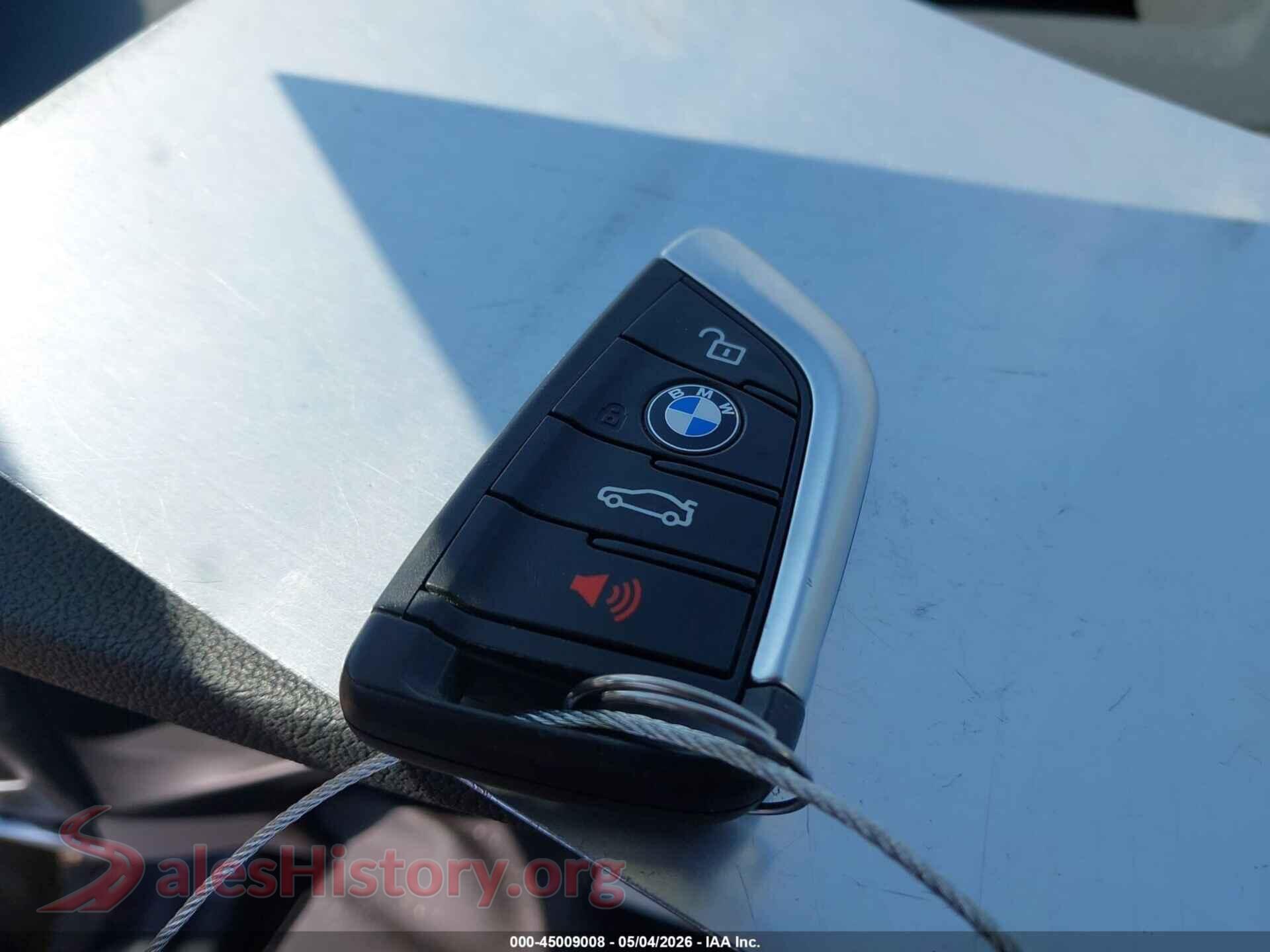 2019 BMW X3 VIN 5UXTR9C5XKLP87800, odometer mileage