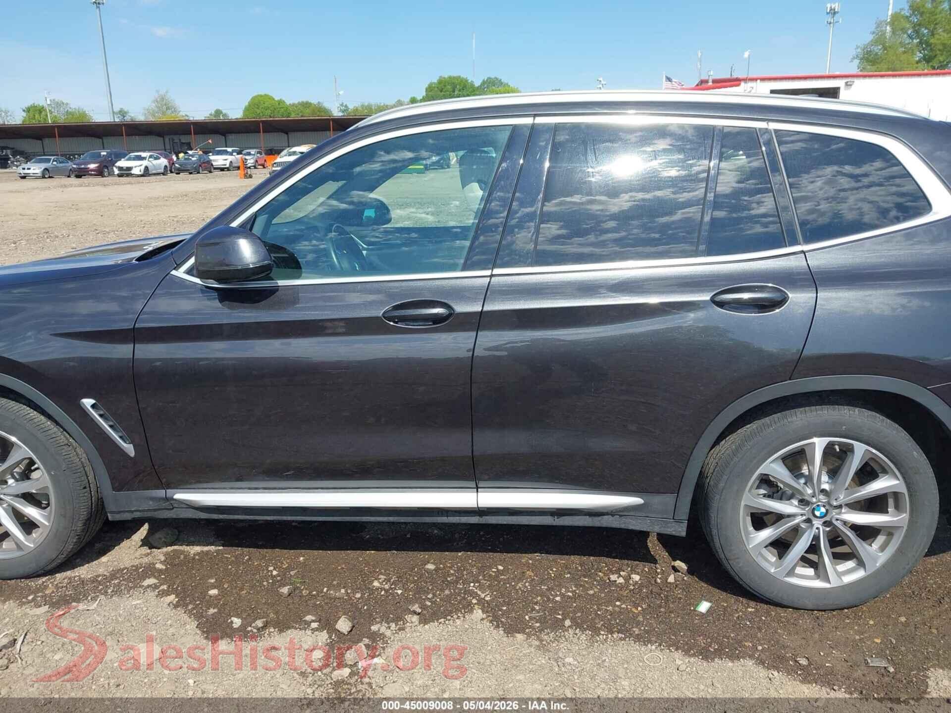 2019 BMW X3 VIN 5UXTR9C5XKLP87800, auction photo 14