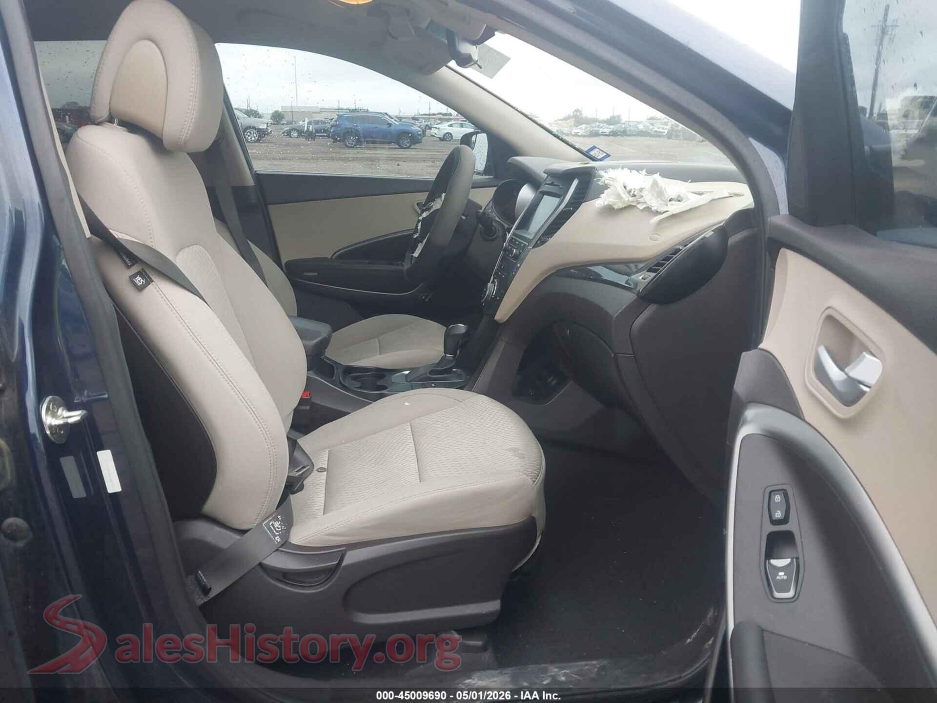 2018 HYUNDAI SANTA FE SPORT VIN 5XYZU3LB2JG537538, rear view
