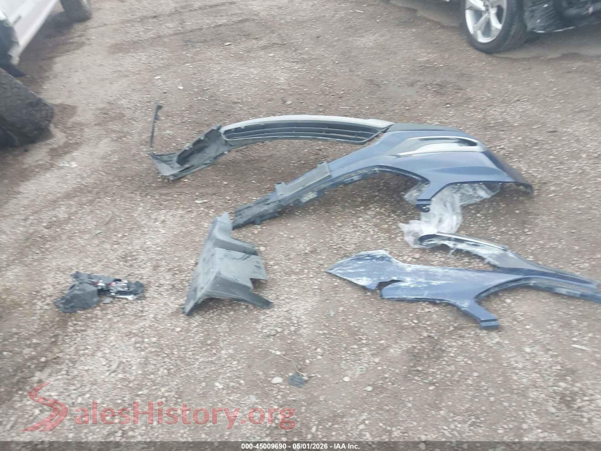 2018 HYUNDAI SANTA FE SPORT VIN 5XYZU3LB2JG537538, damage close-up
