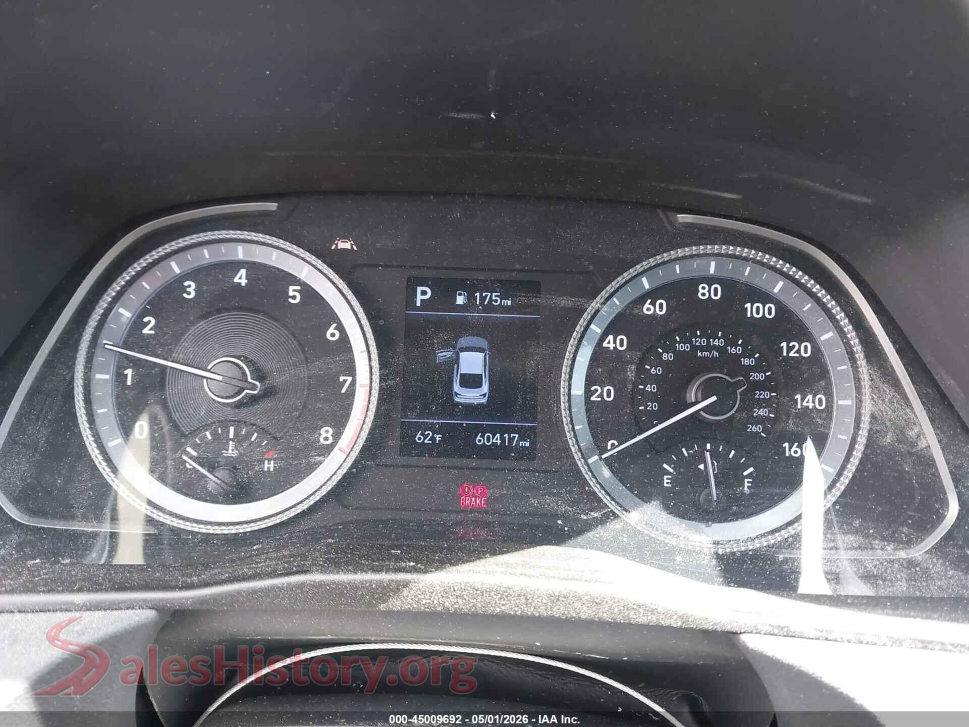 2020 HYUNDAI SONATA VIN 5NPEG4JA0LH039419, passenger side view