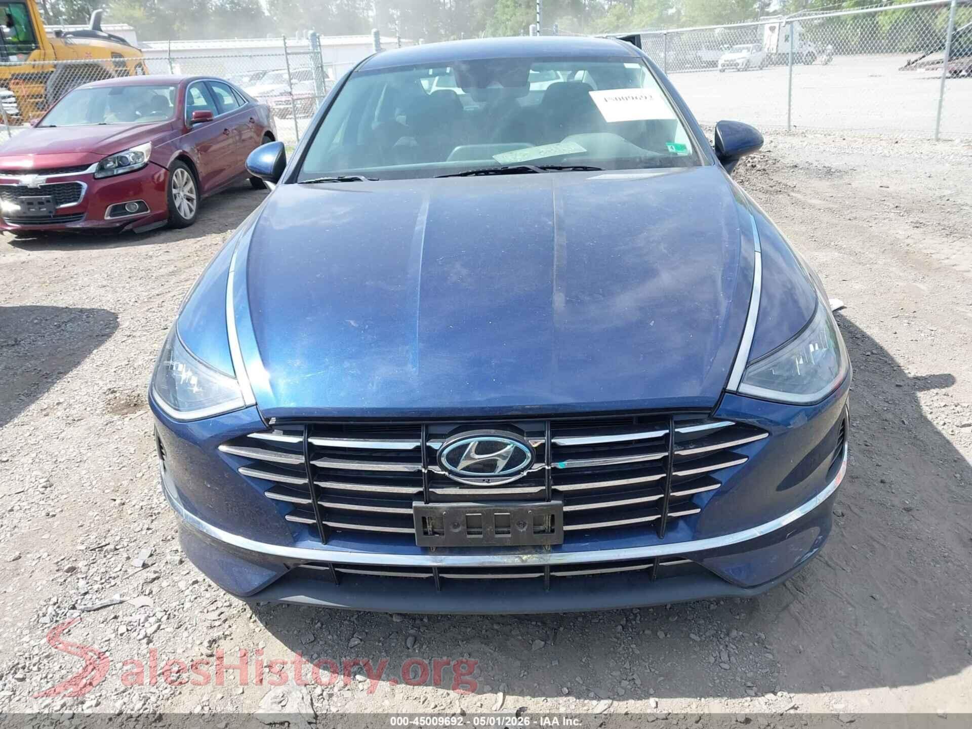 2020 HYUNDAI SONATA VIN 5NPEG4JA0LH039419, auction photo 13