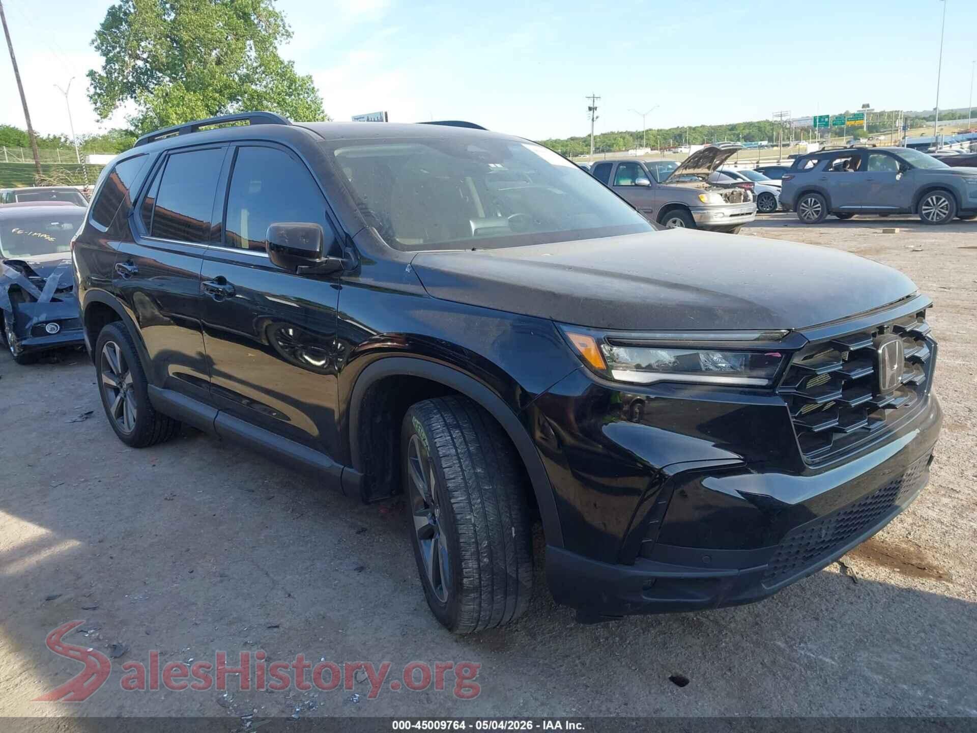 2025 HONDA PILOT VIN 5FNYG1H83SB001985, auction photo