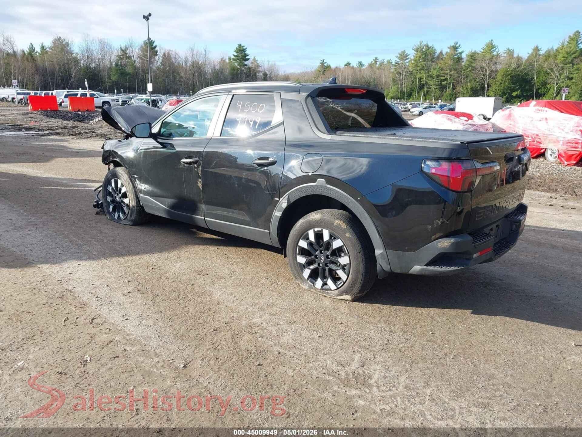 2025 HYUNDAI SANTA CRUZ VIN 5NTJBDDE3SH144032, driver side view