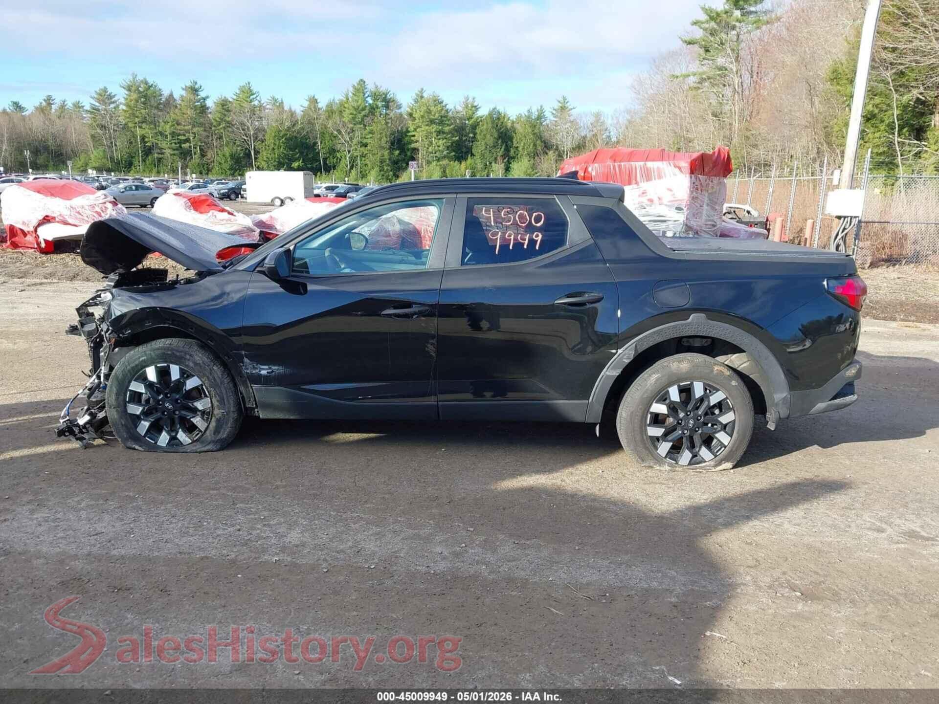 2025 HYUNDAI SANTA CRUZ VIN 5NTJBDDE3SH144032, auction photo 14