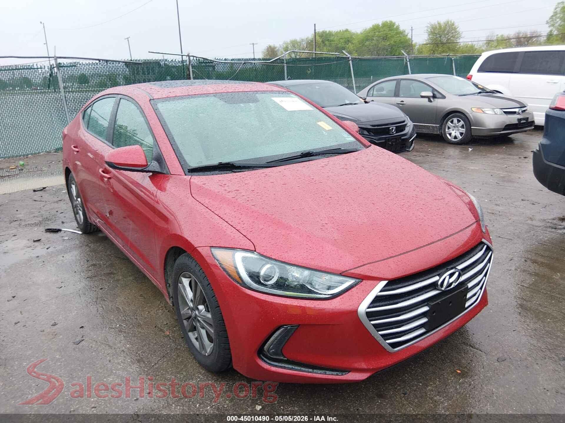 5NPD84LFXHH200030 2017 HYUNDAI ELANTRA