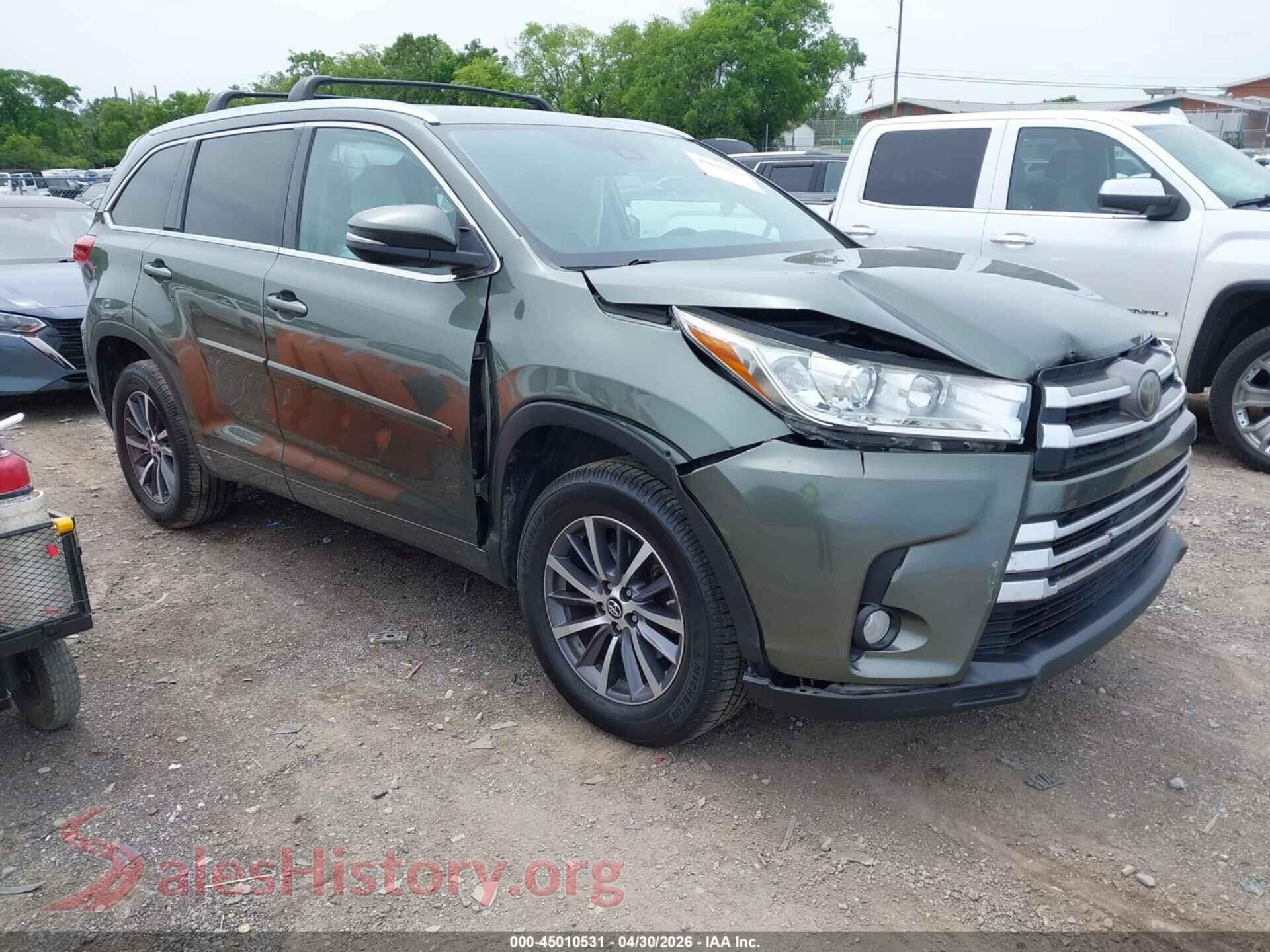 5TDKZRFH8JS249094 2018 TOYOTA HIGHLANDER