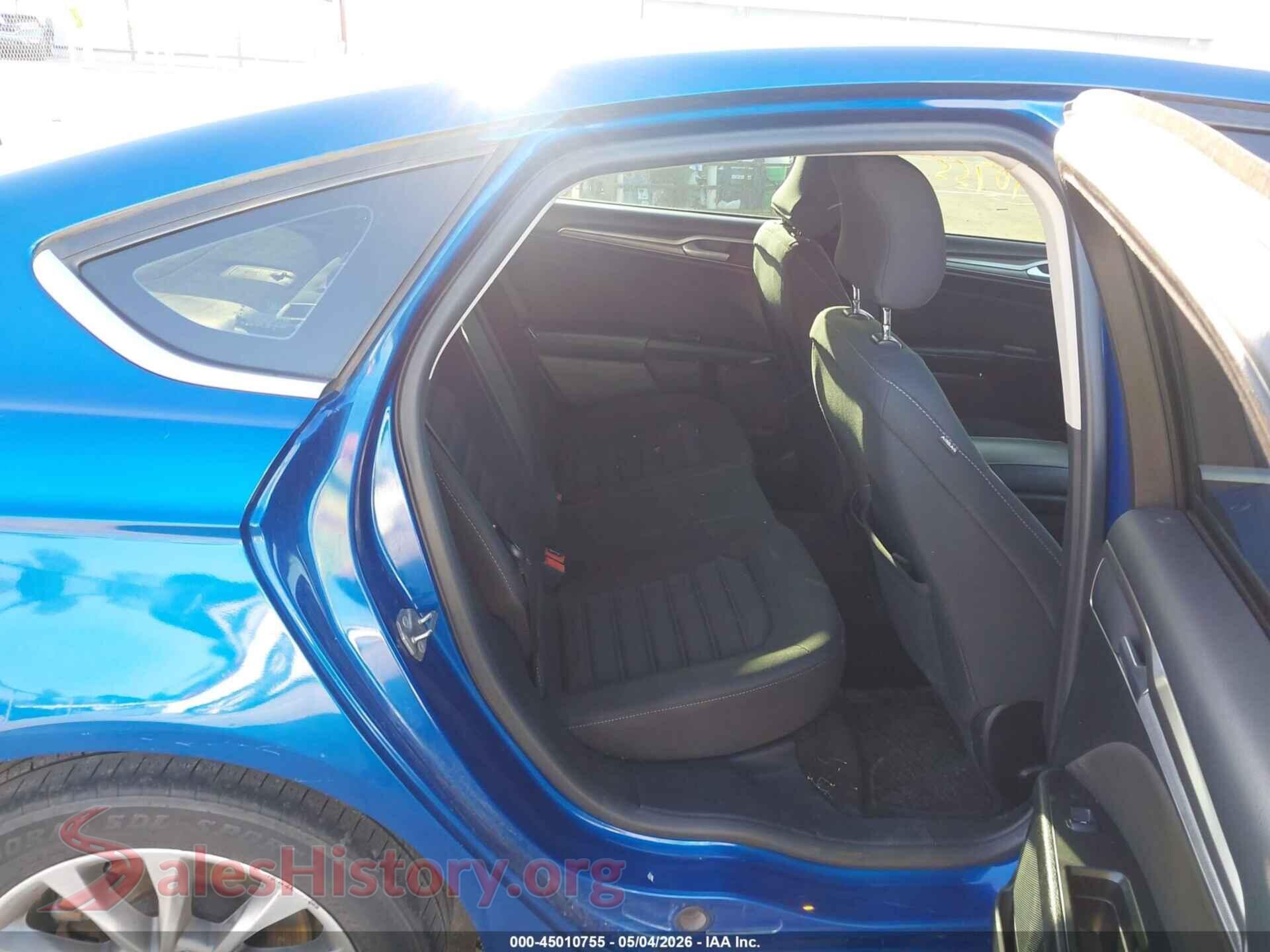 2017 FORD FUSION VIN 3FA6P0HD9HR402503, front passenger side