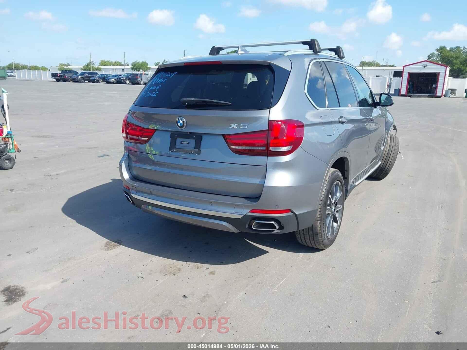 2018 BMW X5 VIN 5UXKR0C5XJL072554, rear driver side