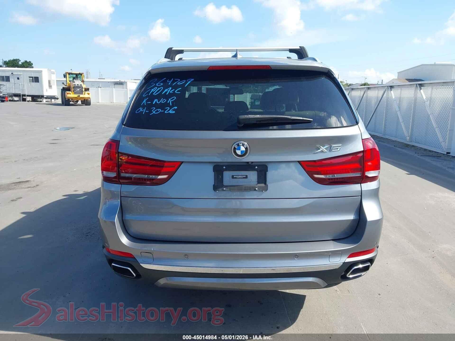 2018 BMW X5 VIN 5UXKR0C5XJL072554, auction photo 16