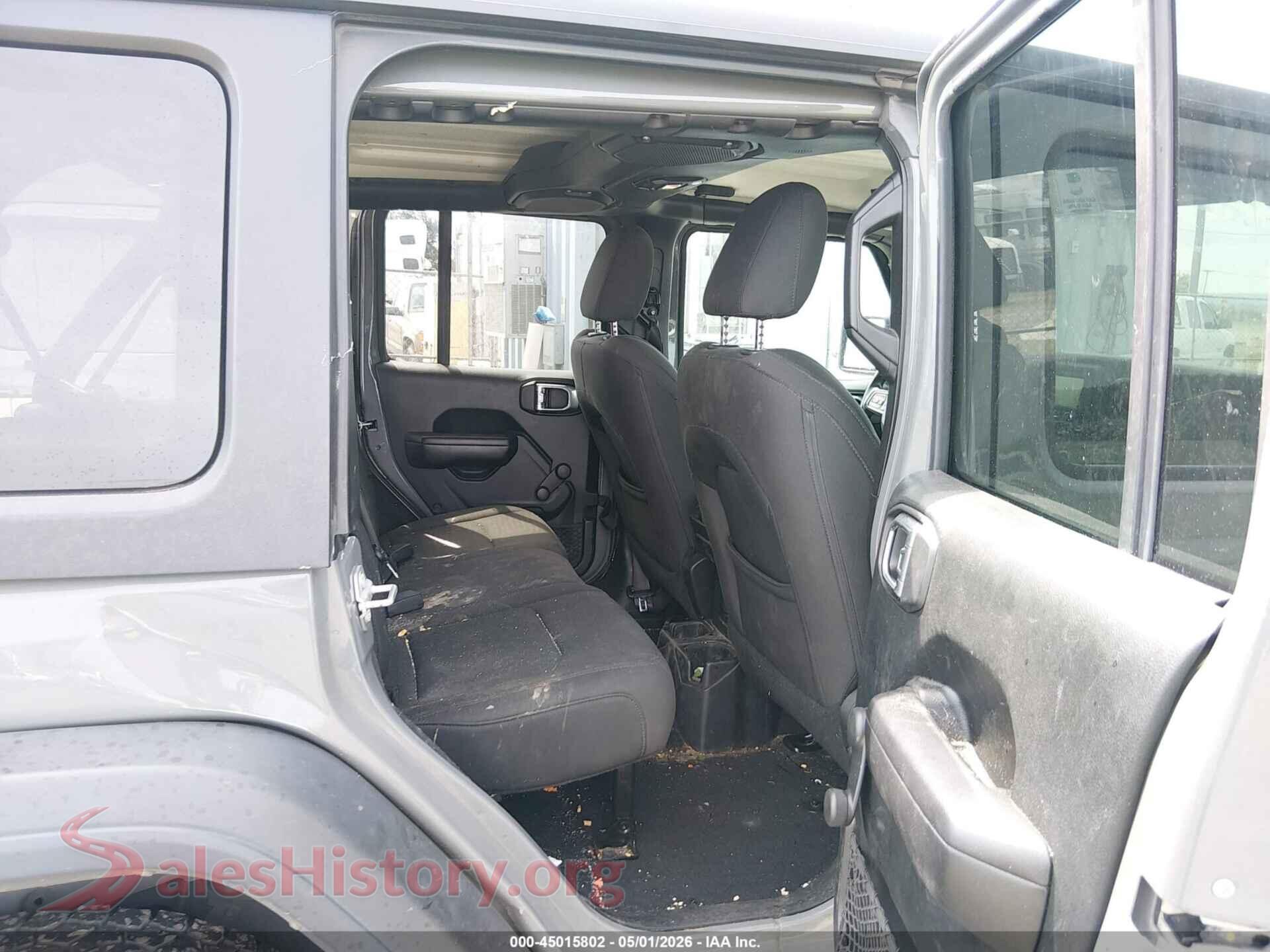 2018 JEEP WRANGLER UNLIMITED VIN 1C4HJXDN2JW203551, front passenger side