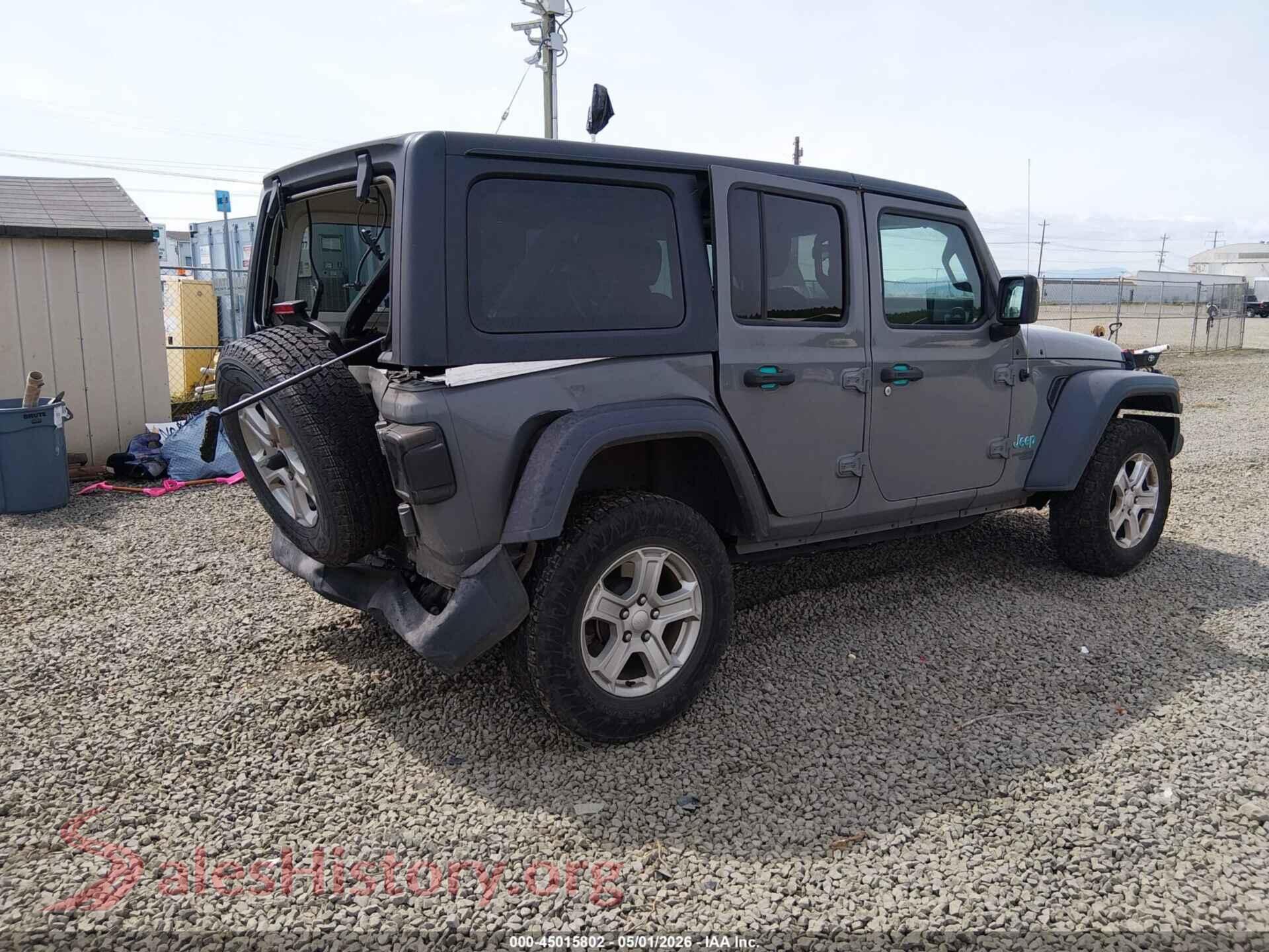 2018 JEEP WRANGLER UNLIMITED VIN 1C4HJXDN2JW203551, rear driver side