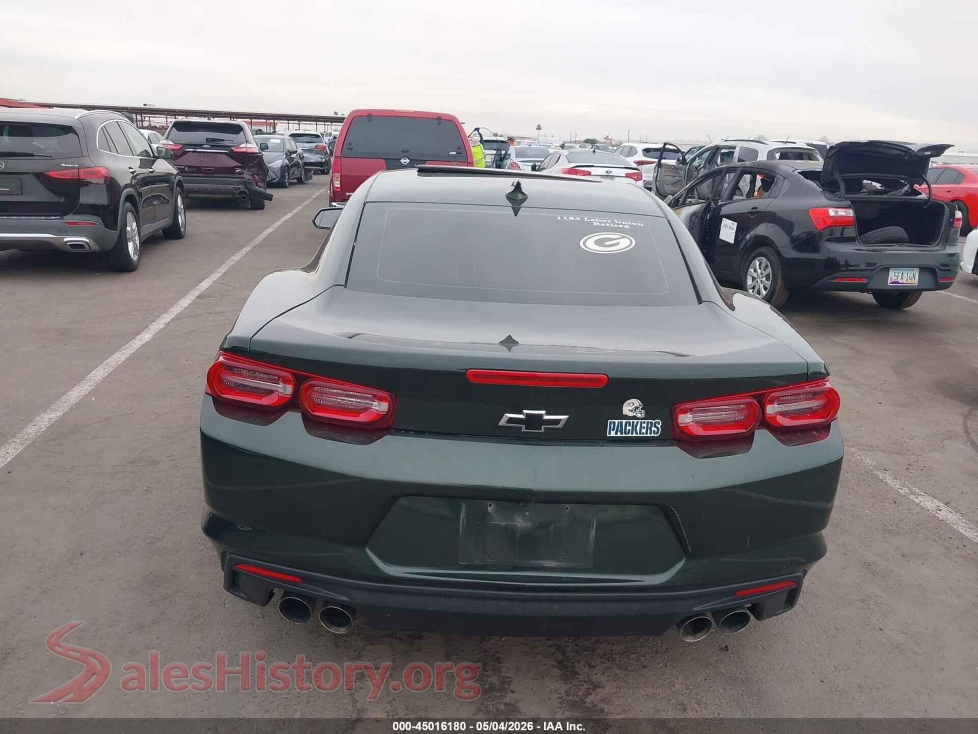2020 CHEVROLET CAMARO VIN 1G1FF1R73L0110942, auction photo 16