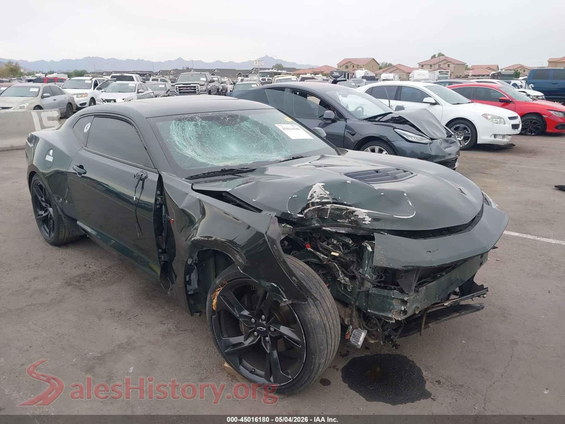 2020 CHEVROLET CAMARO VIN 1G1FF1R73L0110942, rear passenger side