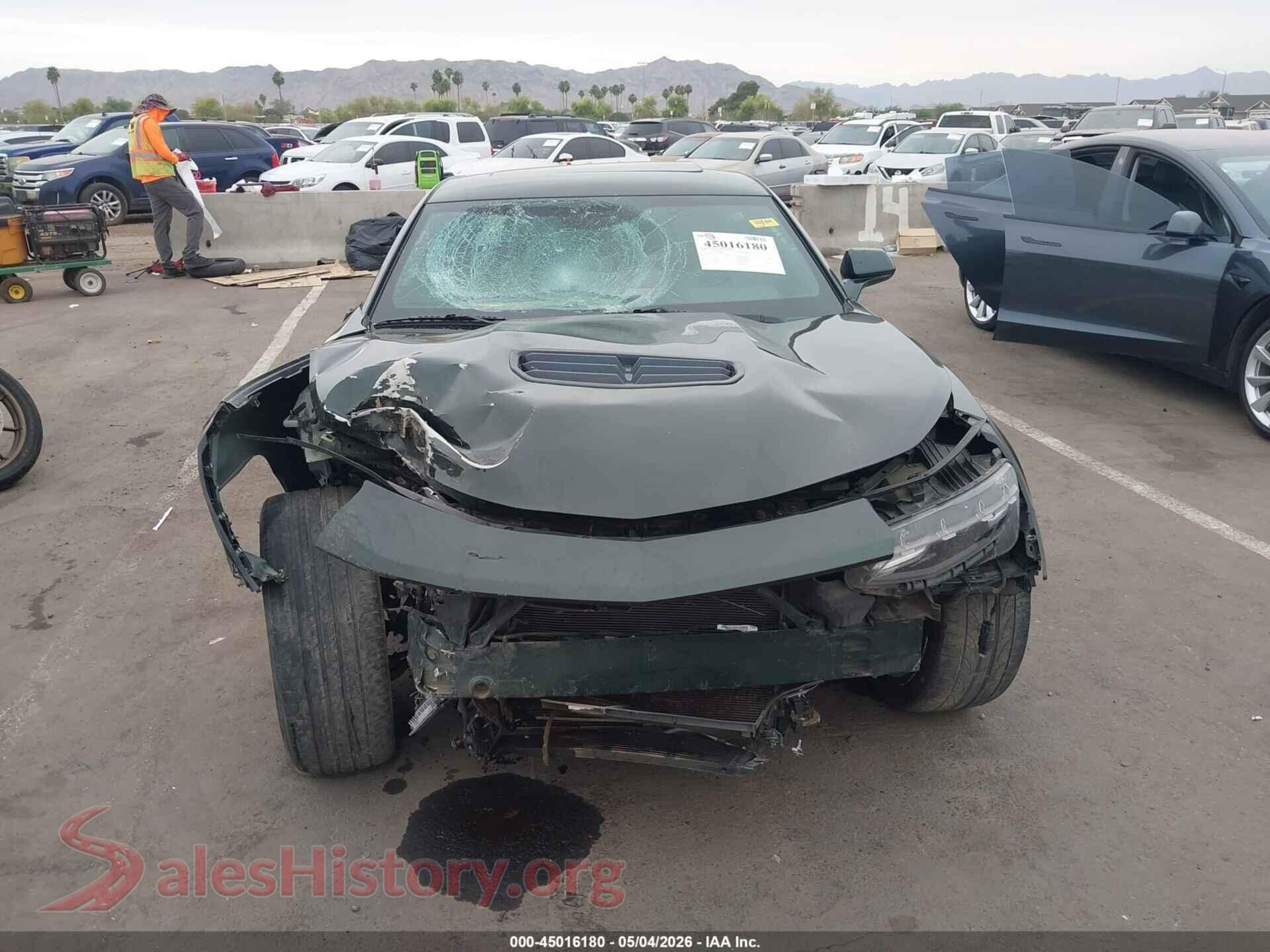 2020 CHEVROLET CAMARO VIN 1G1FF1R73L0110942, damage close-up
