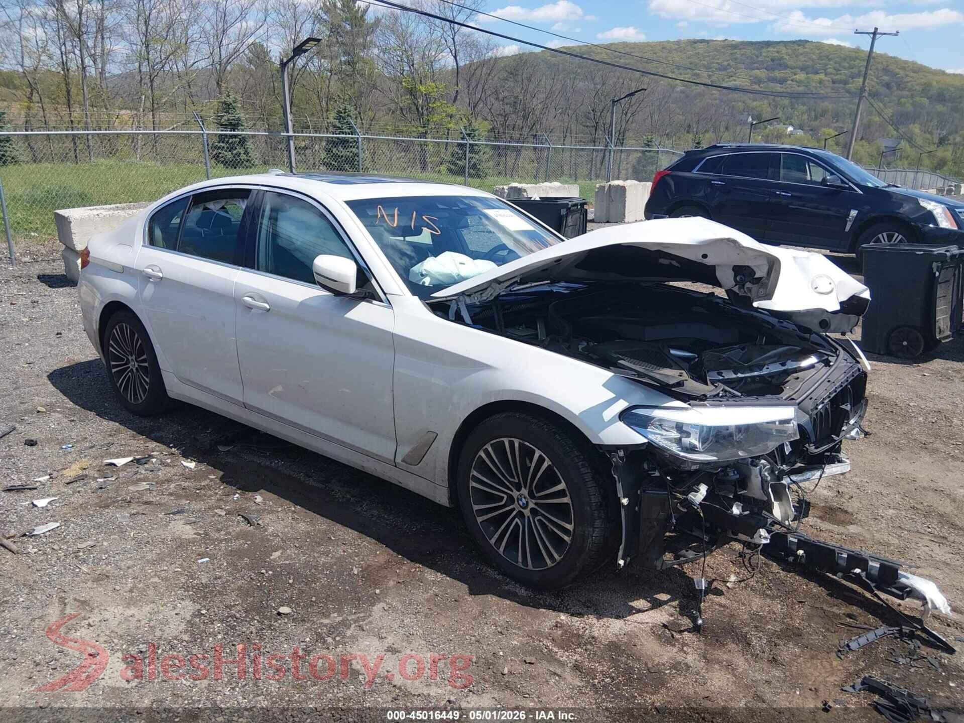 2019 BMW 530I VIN WBAJA7C53KG909777, auction photo