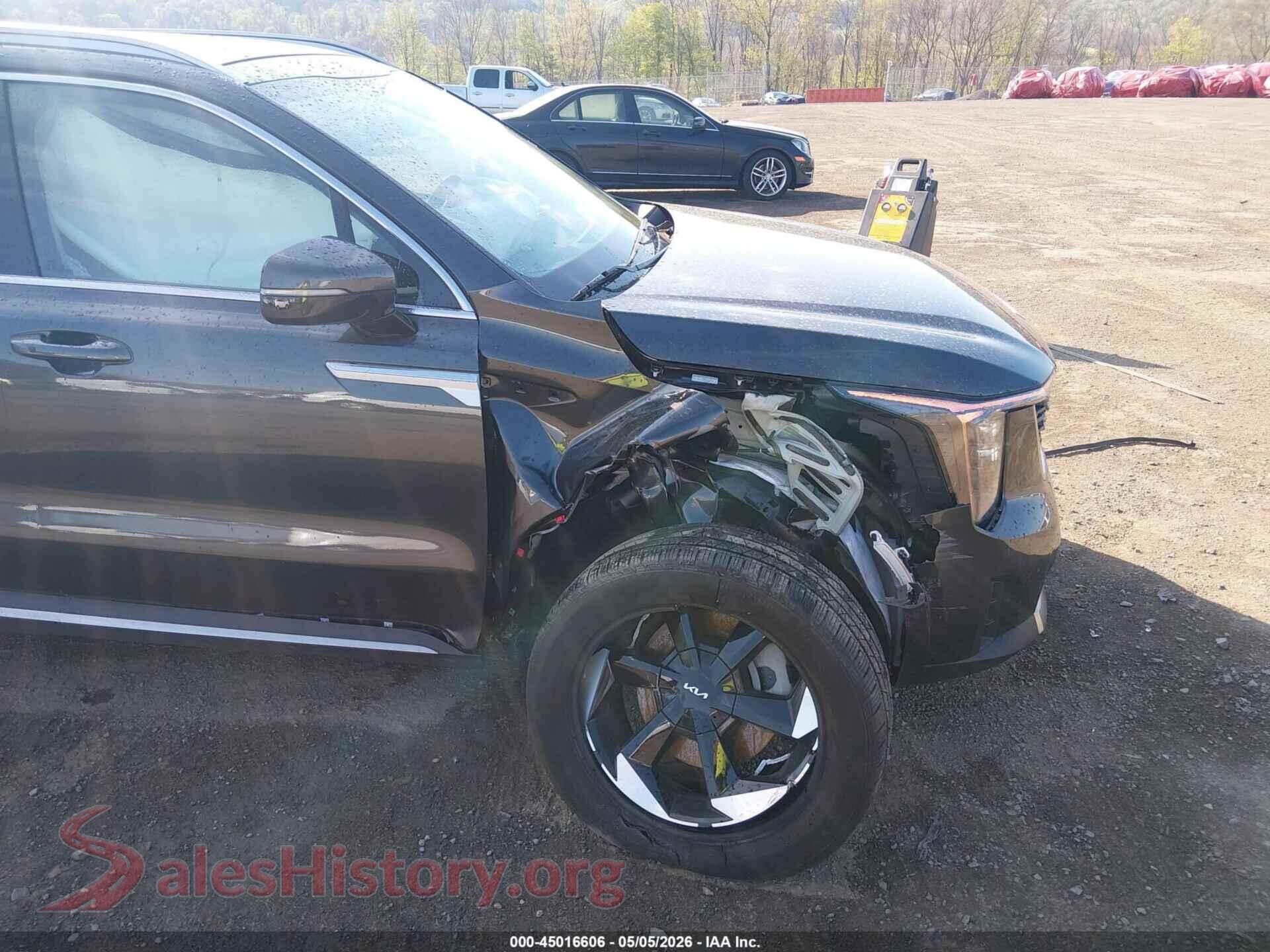 2026 KIA SORENTO PLUG-IN HYBRID VIN KNDRJDJH7T5430647, rear passenger side