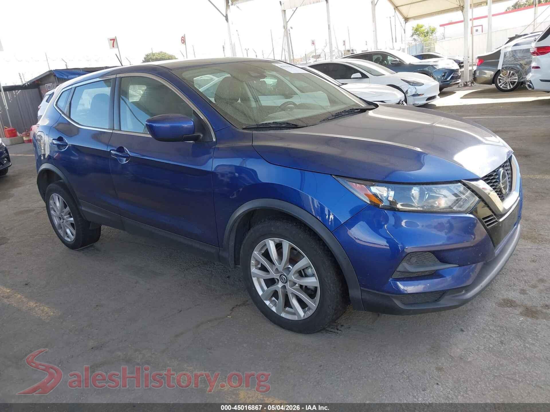 2021 NISSAN ROGUE SPORT VIN JN1BJ1AV6MW304901, auction photo